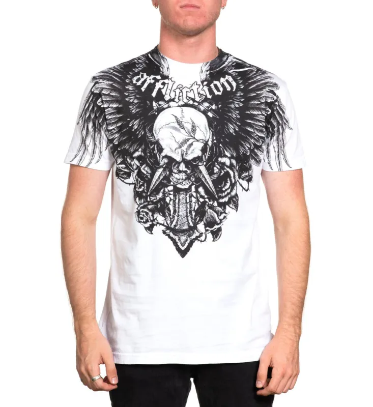 Crossed Over Tee sold by Affliction