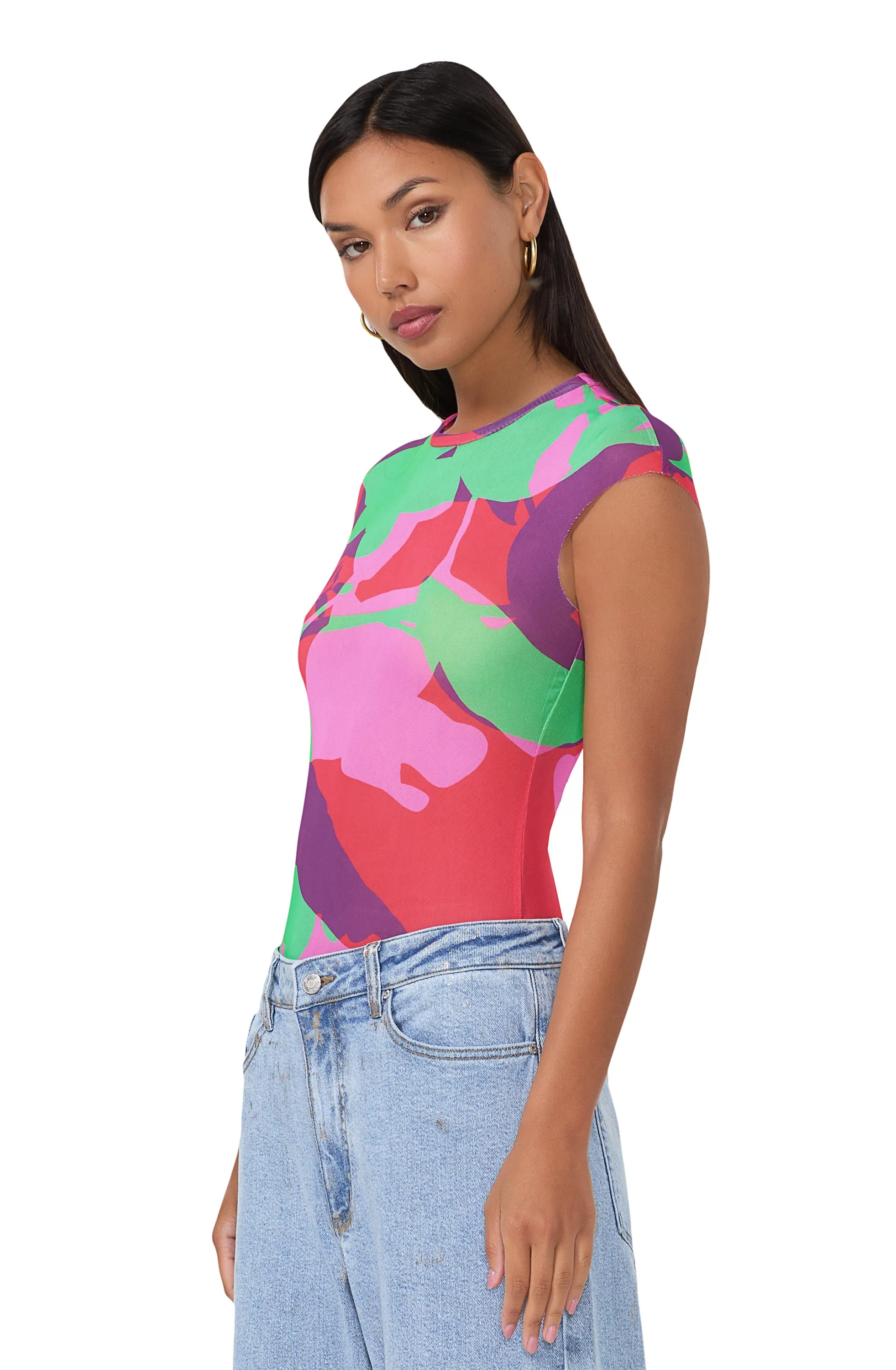 Nina Top - Graphic Floral sold by AFRM product image thumbnail 2