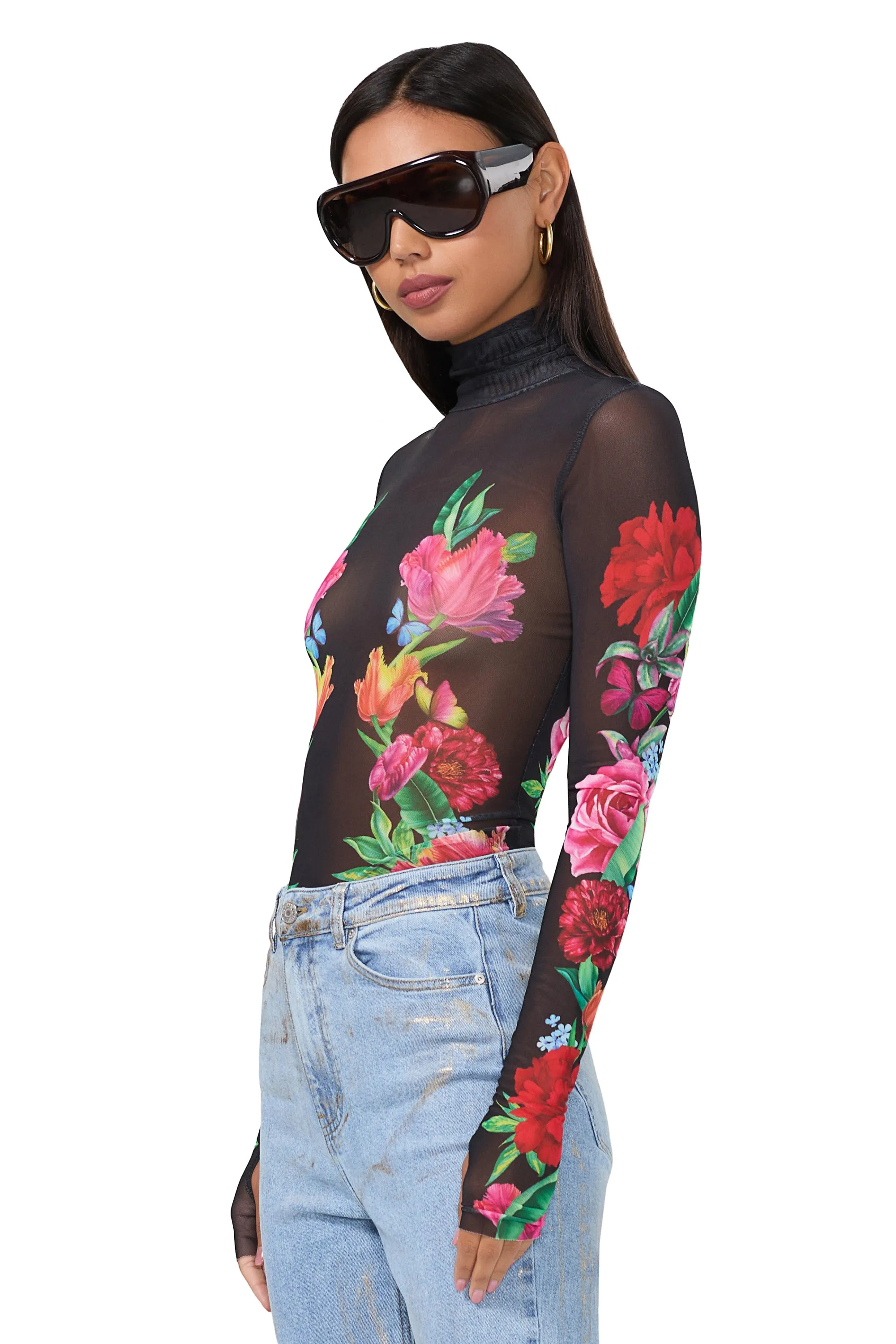 Zadie Top - Body Floral sold by AFRM product image thumbnail 2