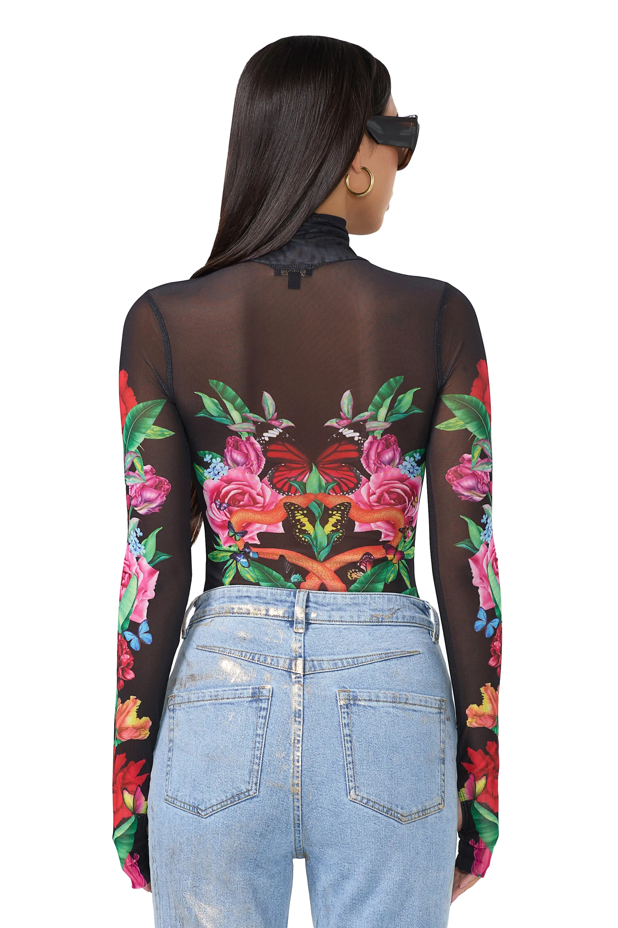 Zadie Top - Body Floral sold by AFRM product image thumbnail 4