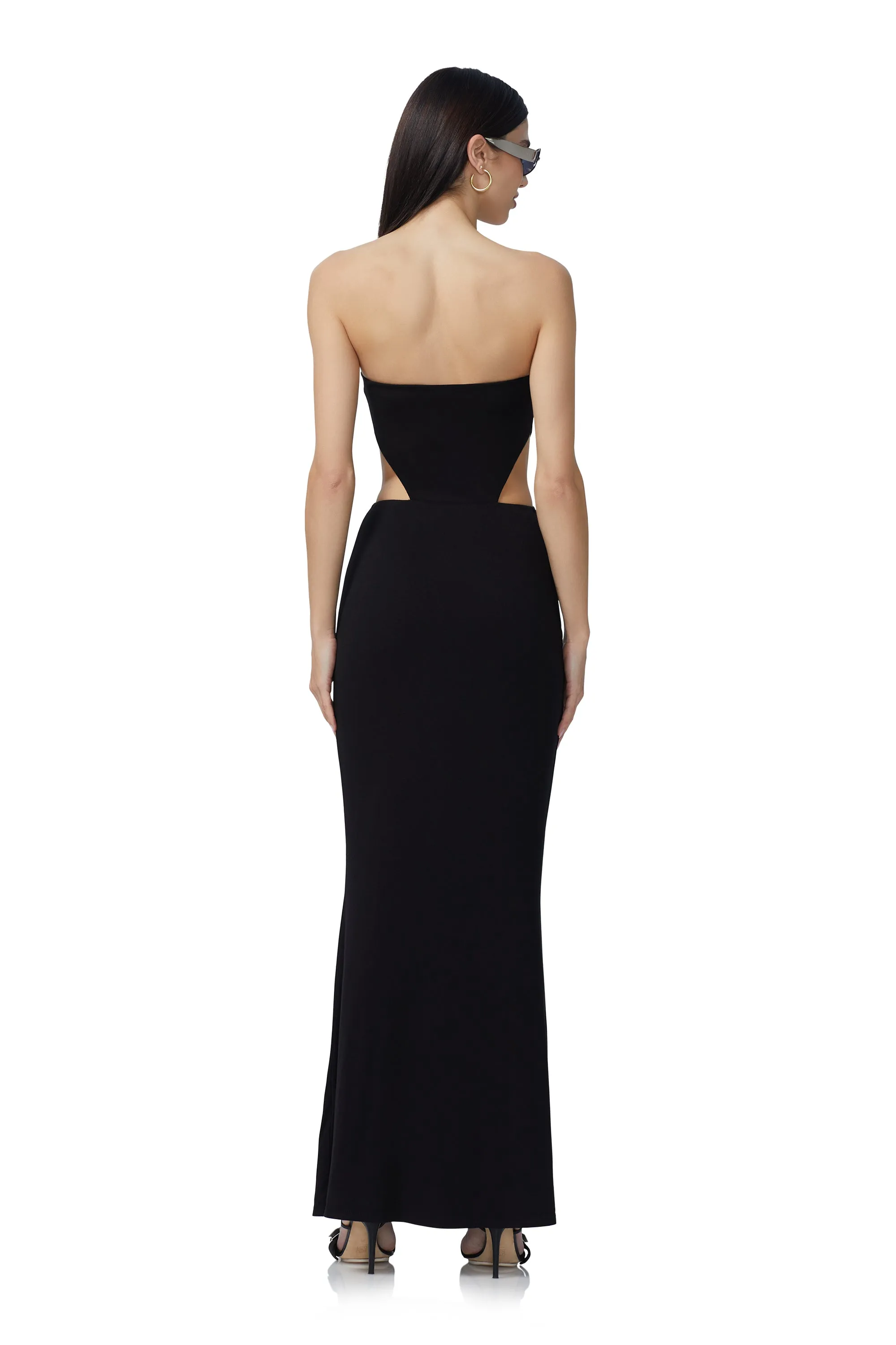 Livia Maxi Dress - Noir sold by AFRM product image thumbnail 4