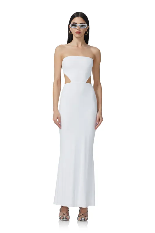 Livia Maxi Dress - Bright White sold by AFRM