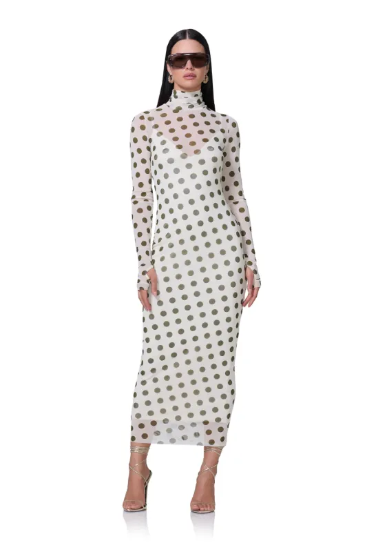 Shailene Dress - Birch Dot sold by AFRM