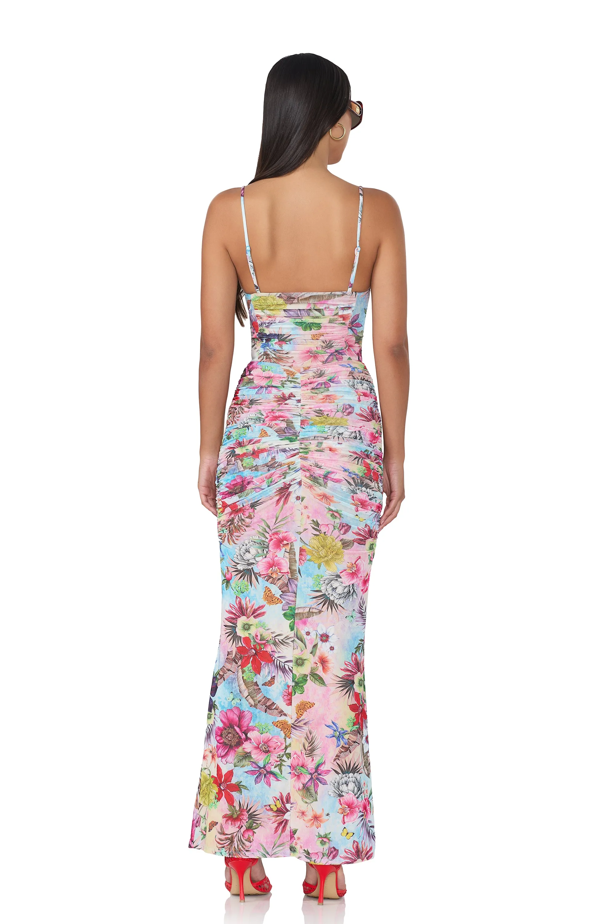 Azula Dress - Tropical Convo sold by AFRM product image thumbnail 4