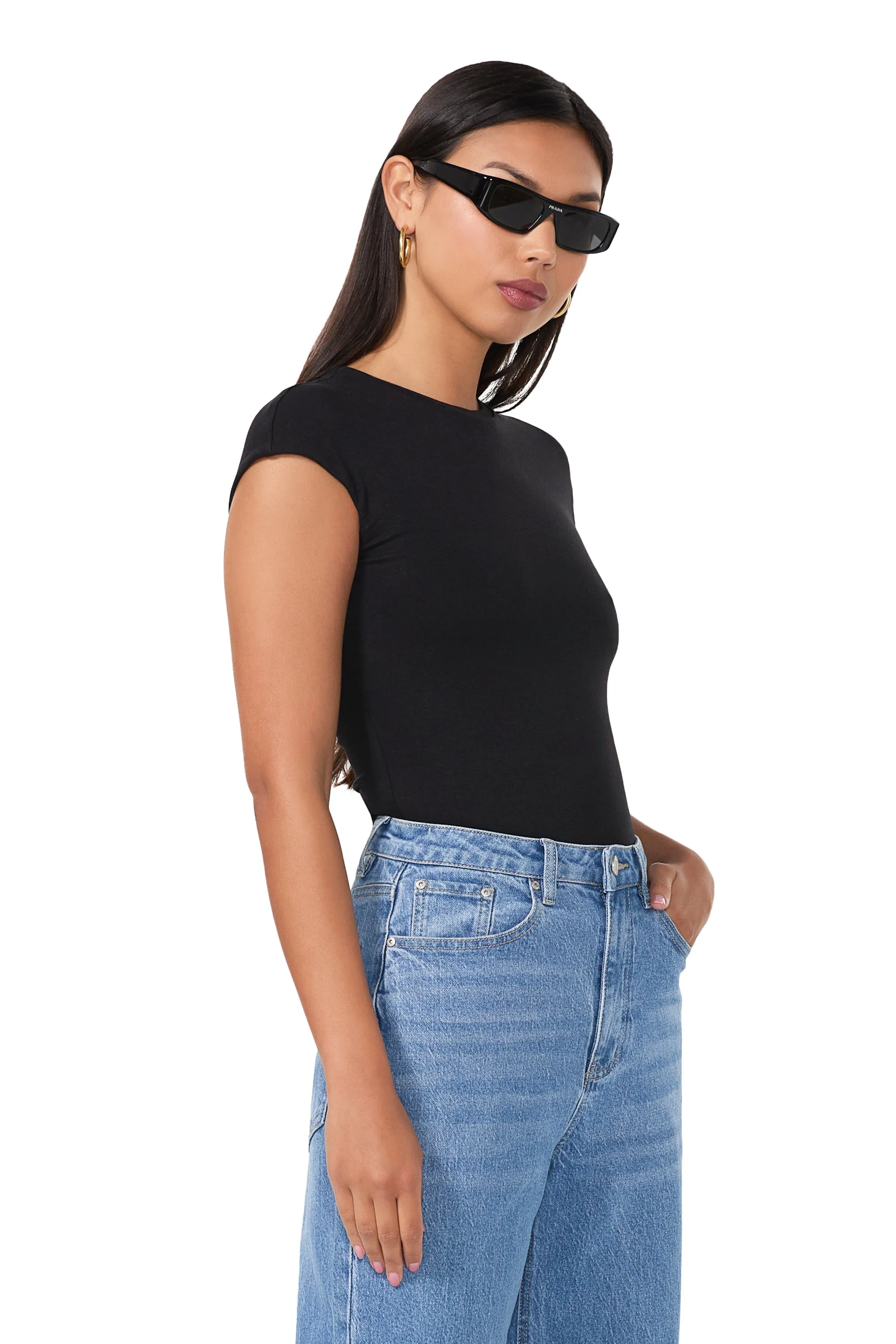 Nina Top - Noir sold by AFRM product image thumbnail 3