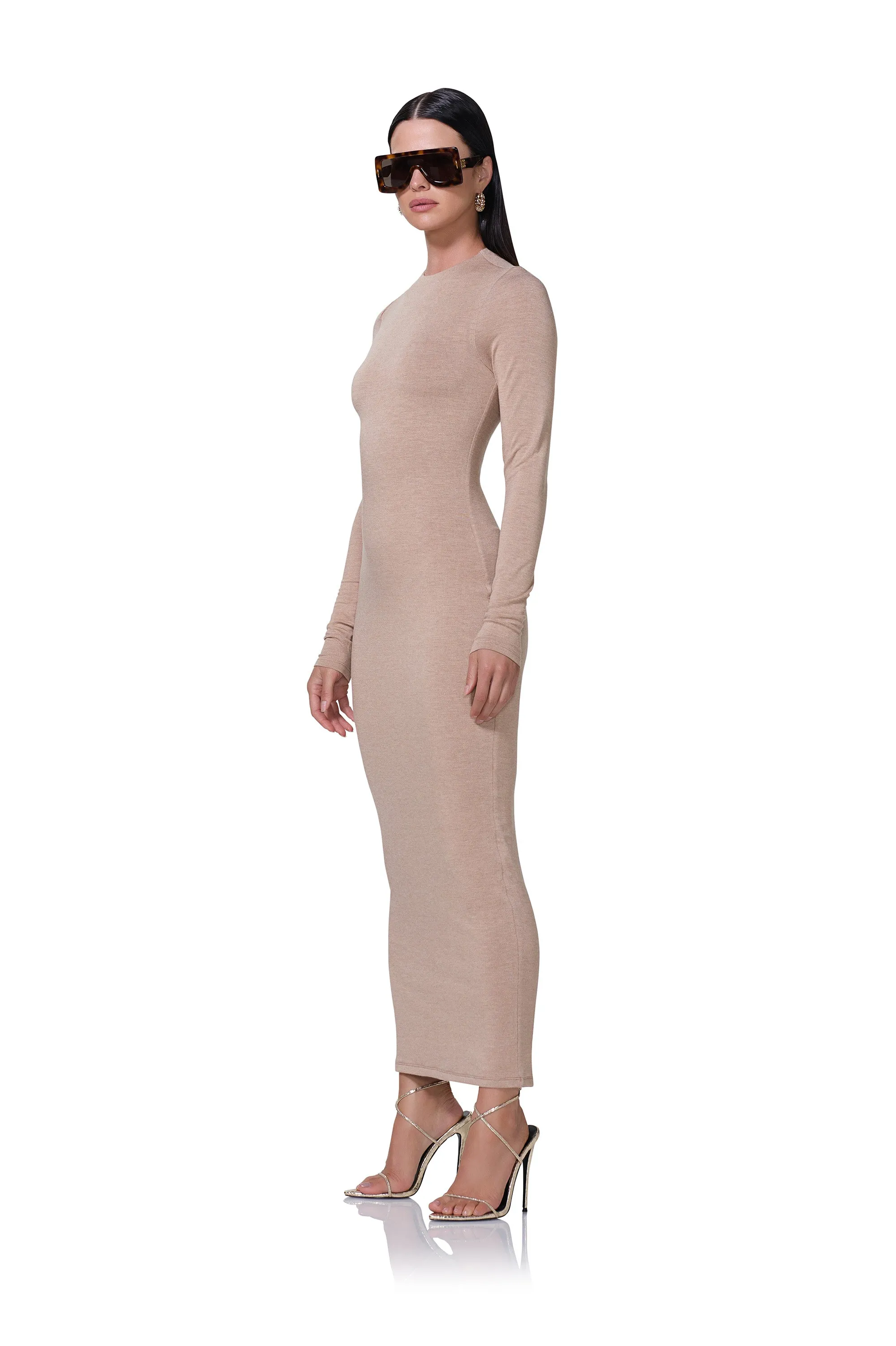 Juniper Dress - Heather Taupe sold by AFRM product image thumbnail 2