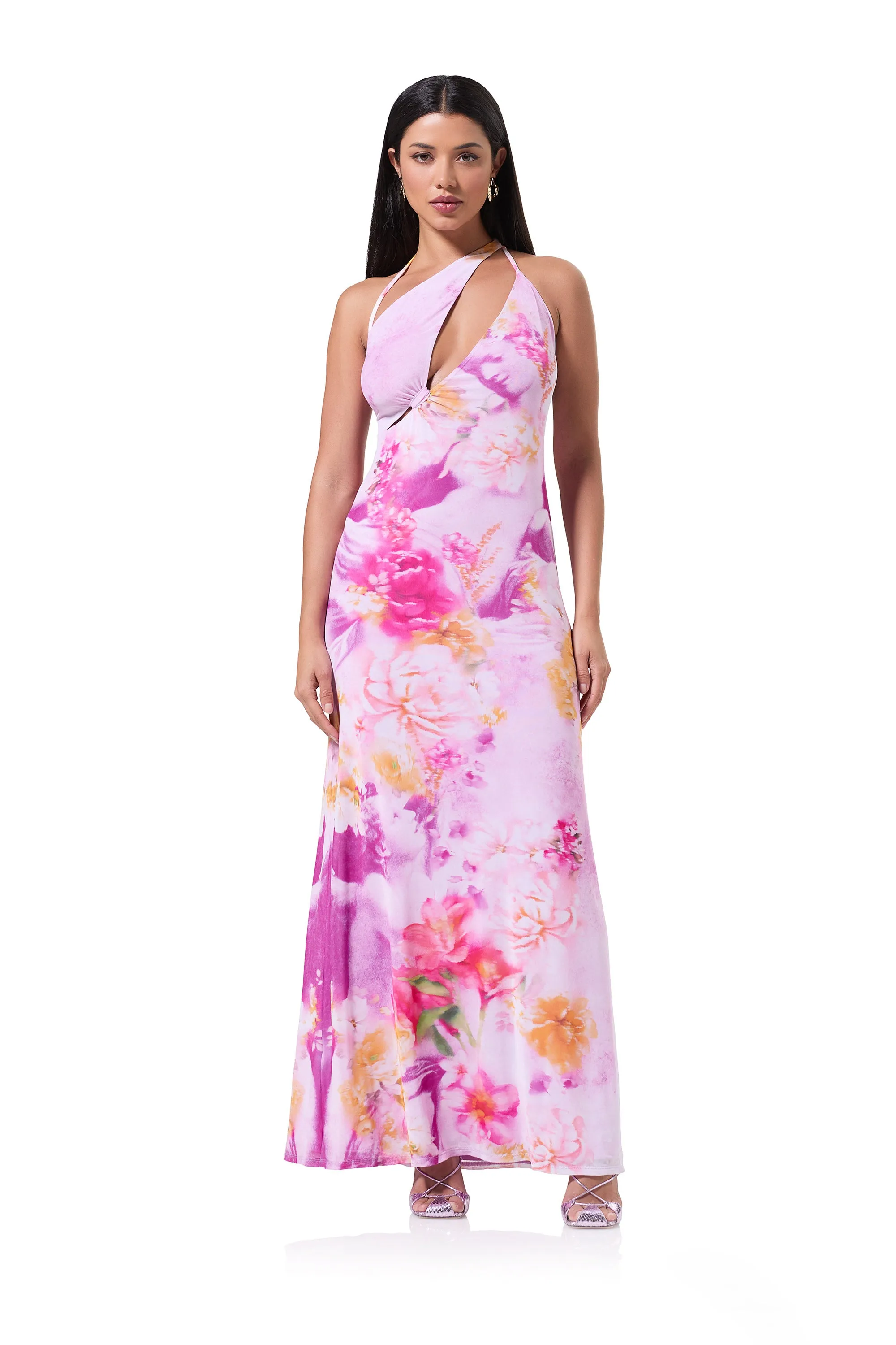 Suzanne Maxi Dress - Floral Portrait sold by AFRM