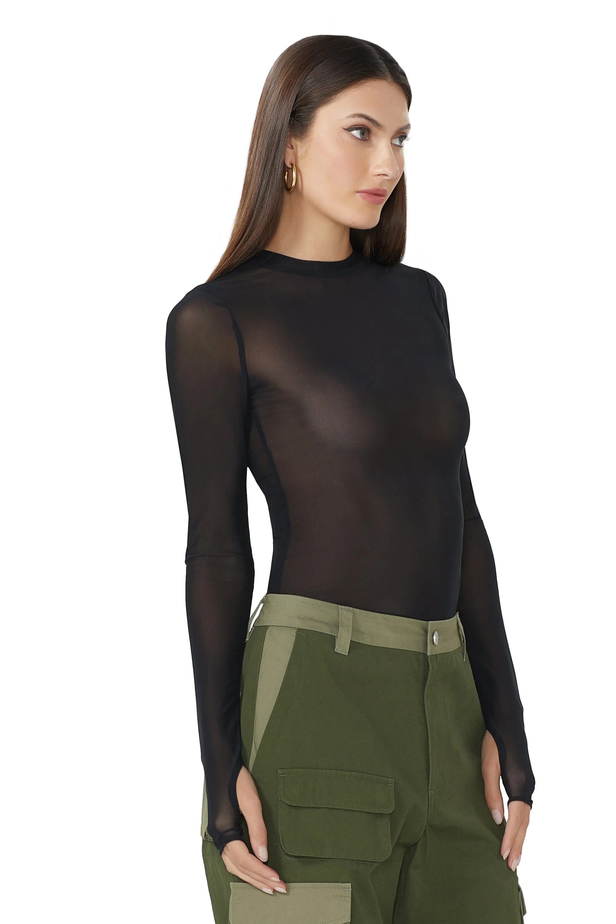Kaylee Top - Noir sold by AFRM product image thumbnail 3