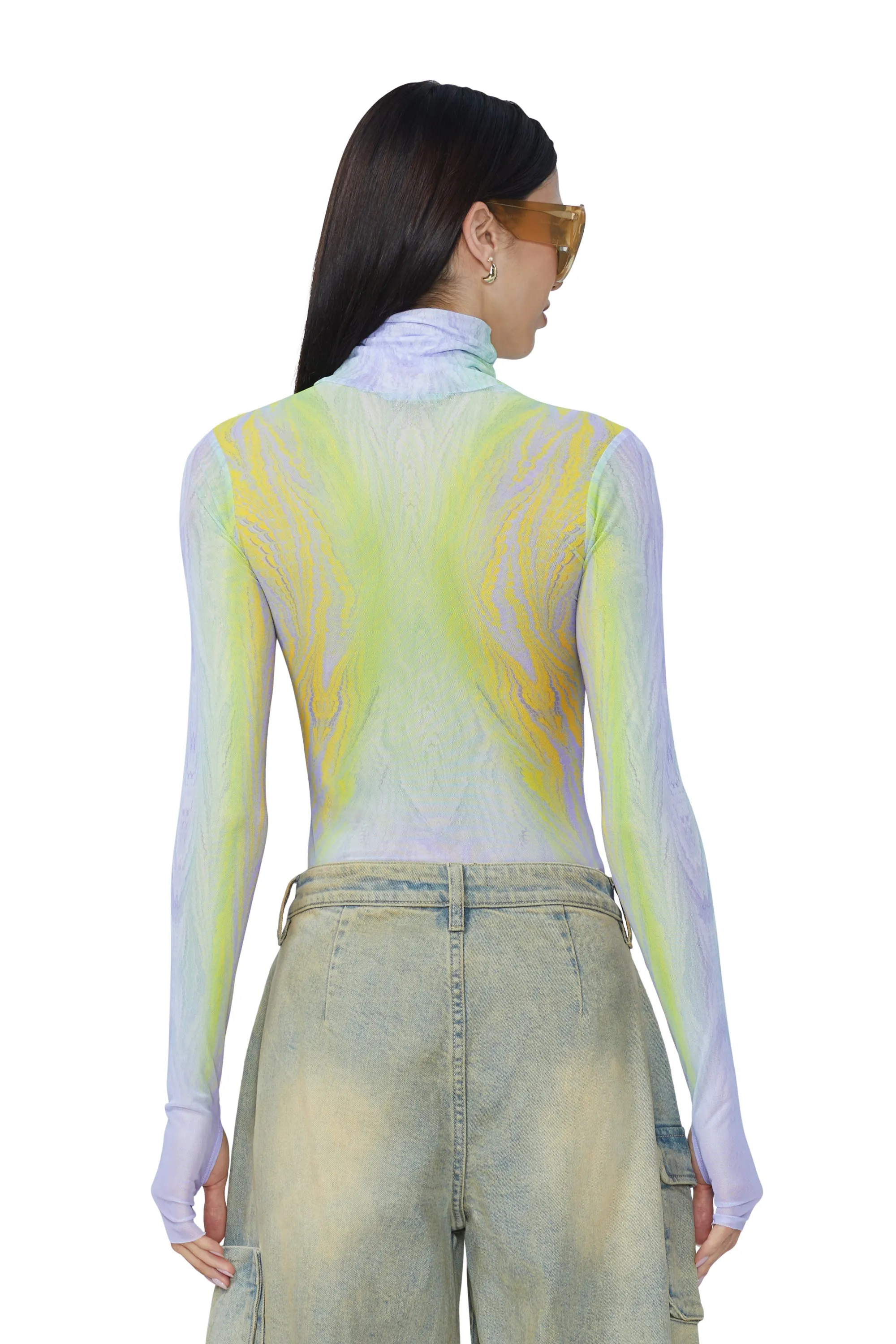 Zadie Top - Placed Citrus Swirl sold by AFRM product image thumbnail 5