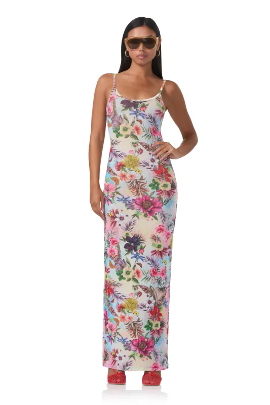 Ashlyn Tank Dress - Tropical Convo sold by AFRM