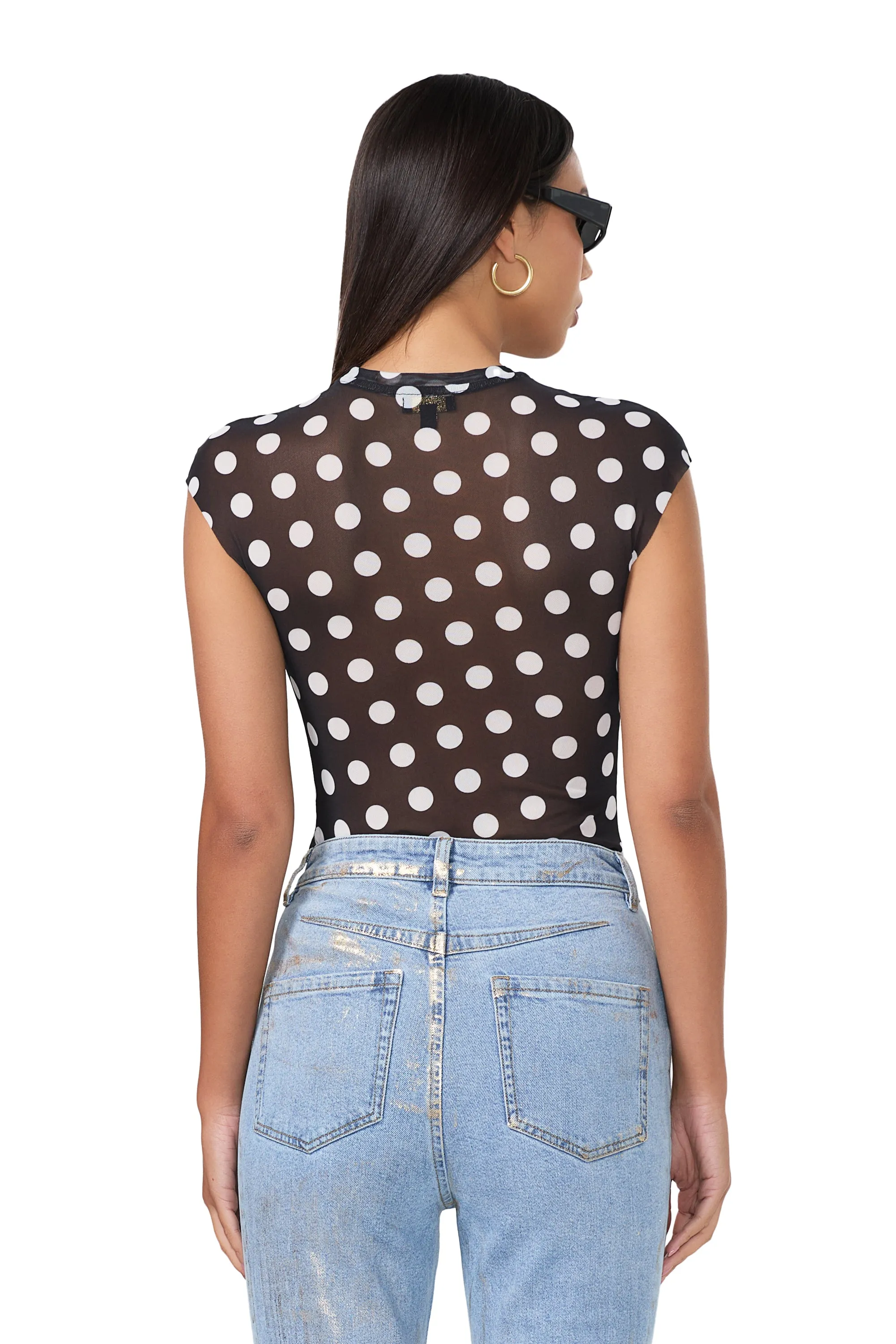 Nina Top - Diagonal Dot sold by AFRM product image thumbnail 4