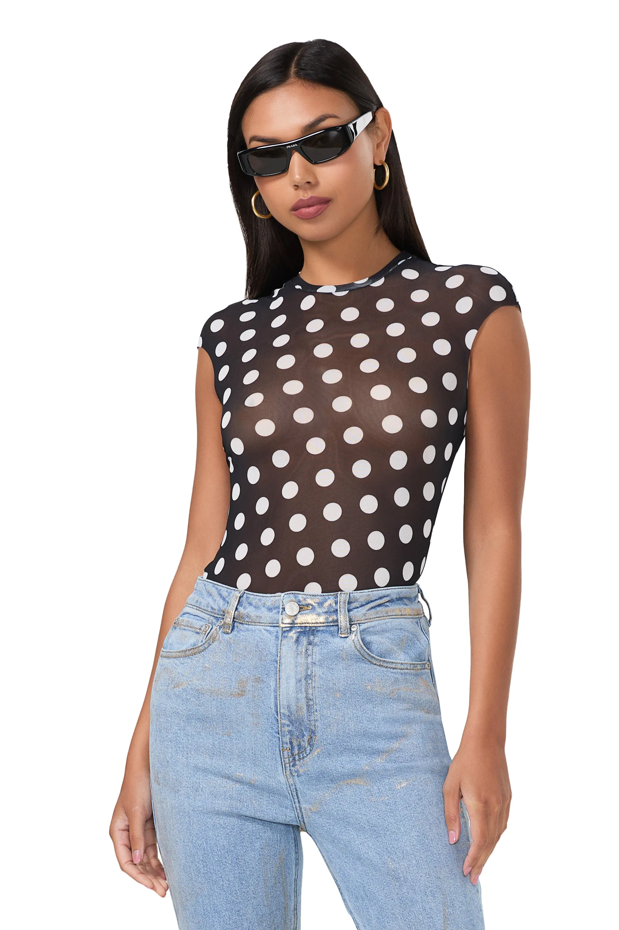 Nina Top - Diagonal Dot sold by AFRM product image thumbnail 2