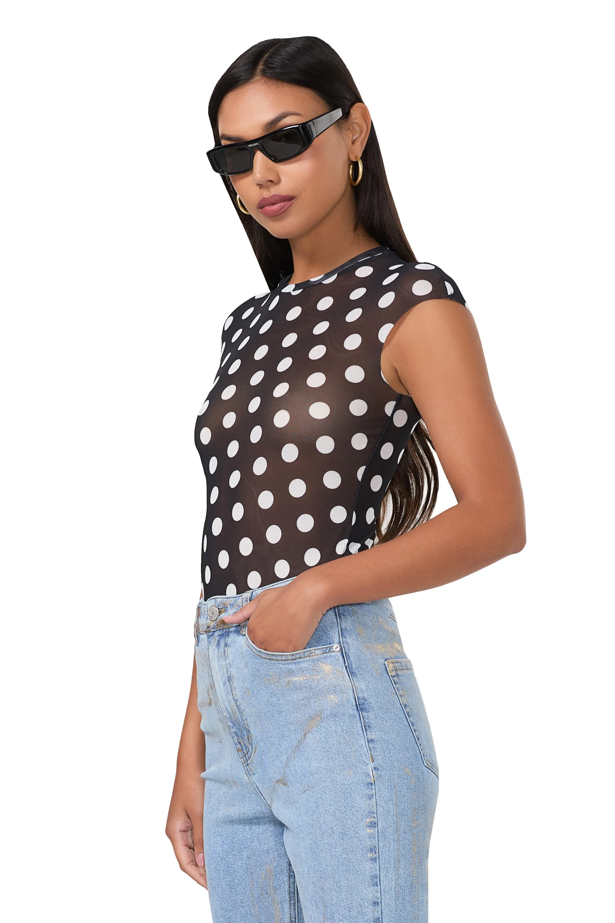 Nina Top - Diagonal Dot sold by AFRM product image thumbnail 3