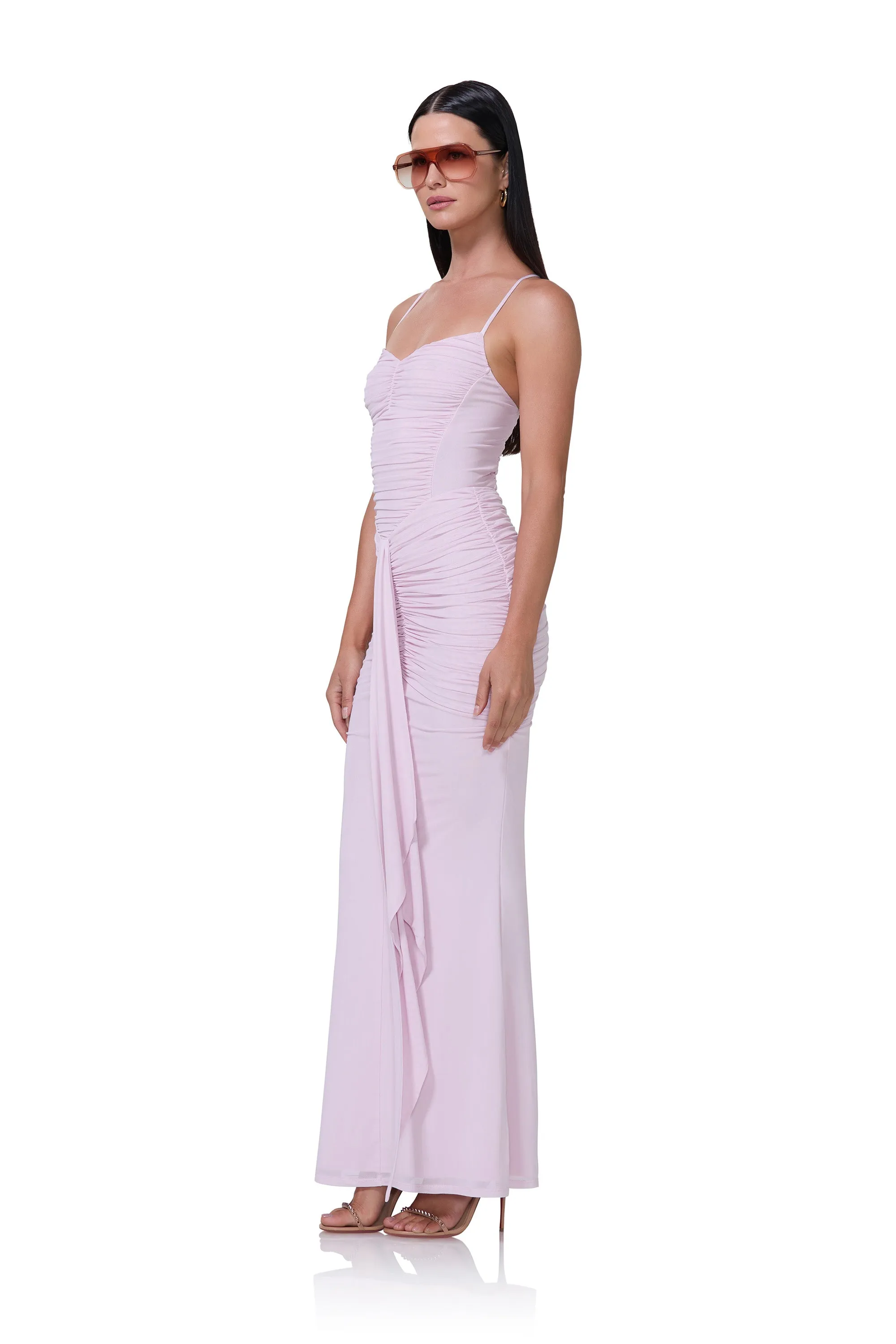 Azula Dress - Lilac Snow sold by AFRM product image thumbnail 2