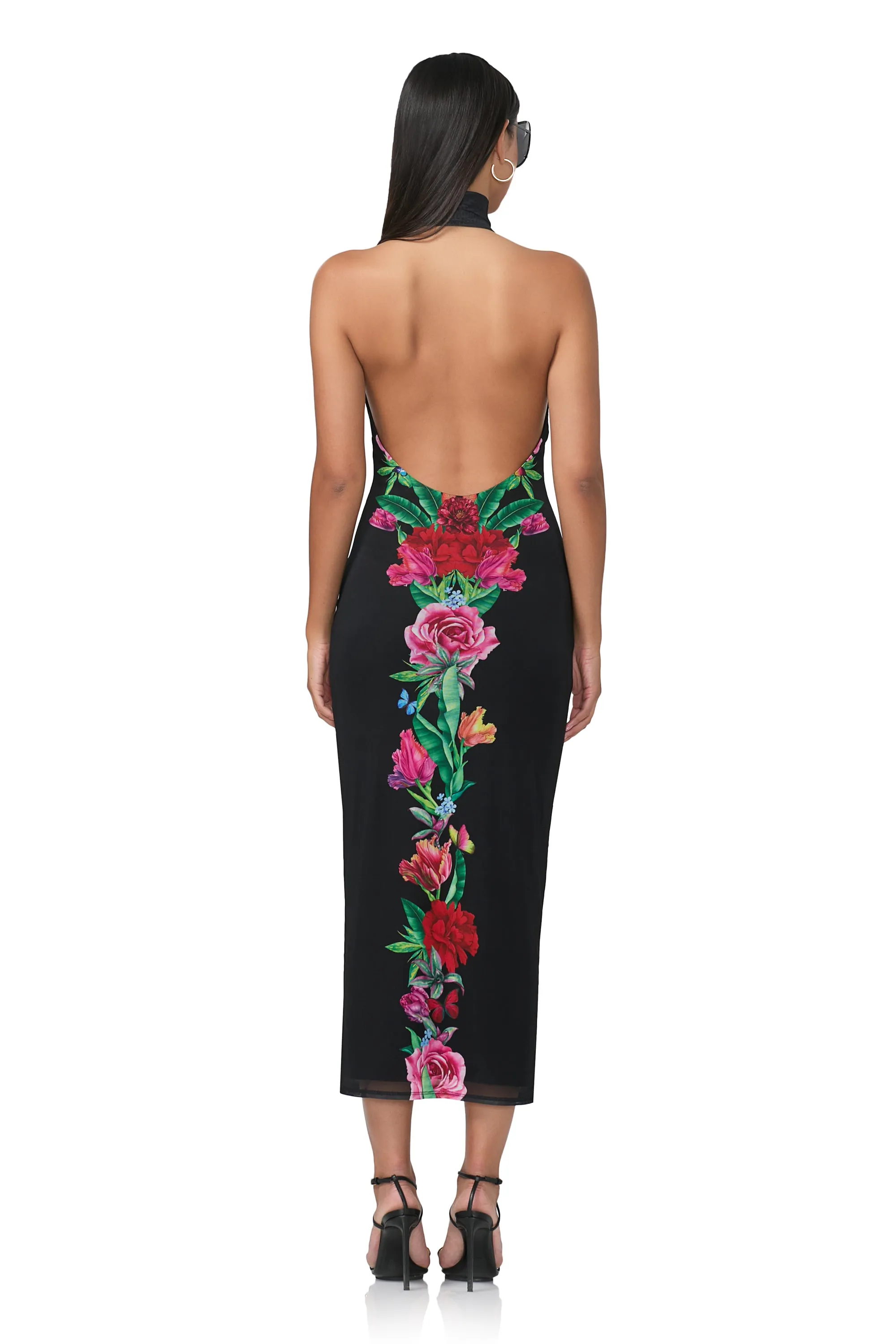 Olimpia Midi Dress - Body Floral sold by AFRM product image thumbnail 4