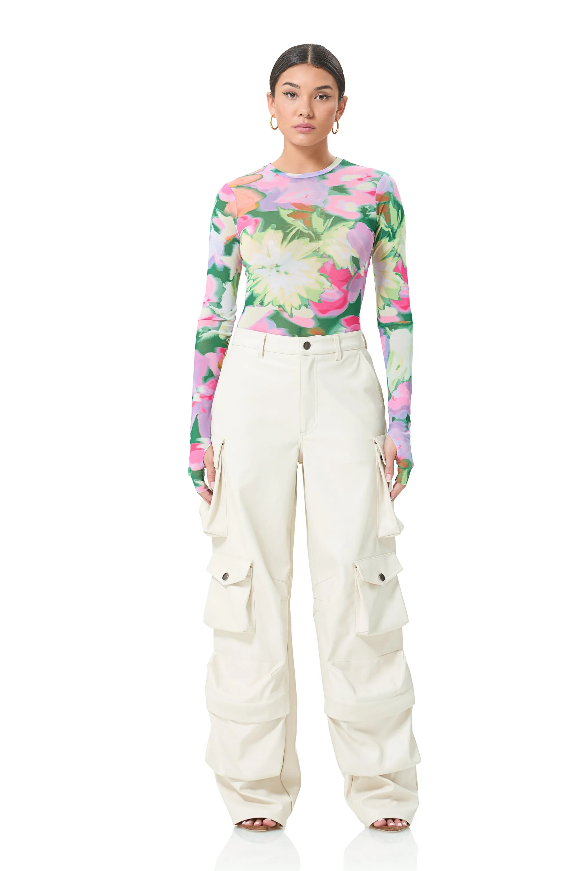 Parker Baggy Cargo Pant - Ivory sold by AFRM