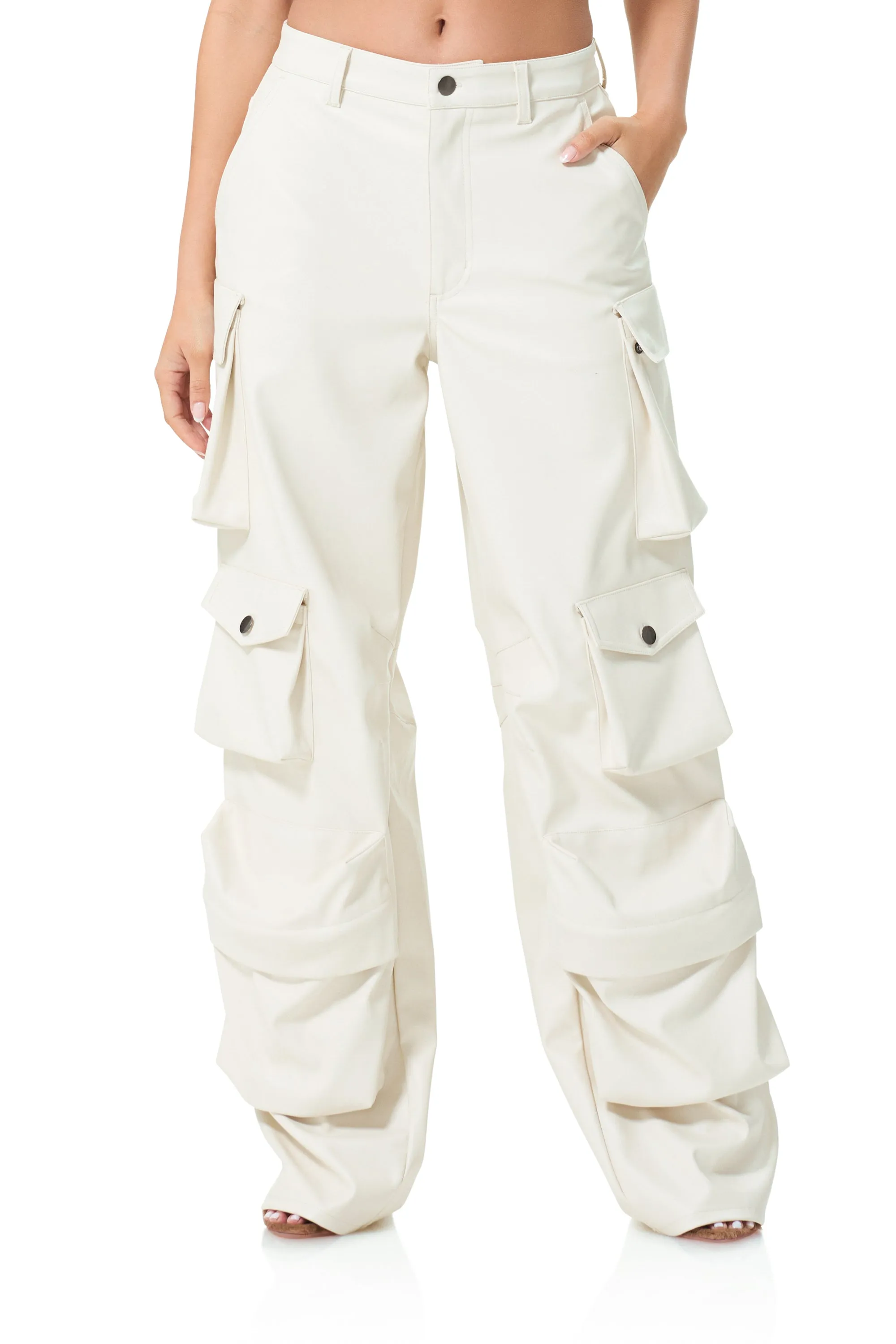 Parker Baggy Cargo Pant - Ivory sold by AFRM product image thumbnail 2