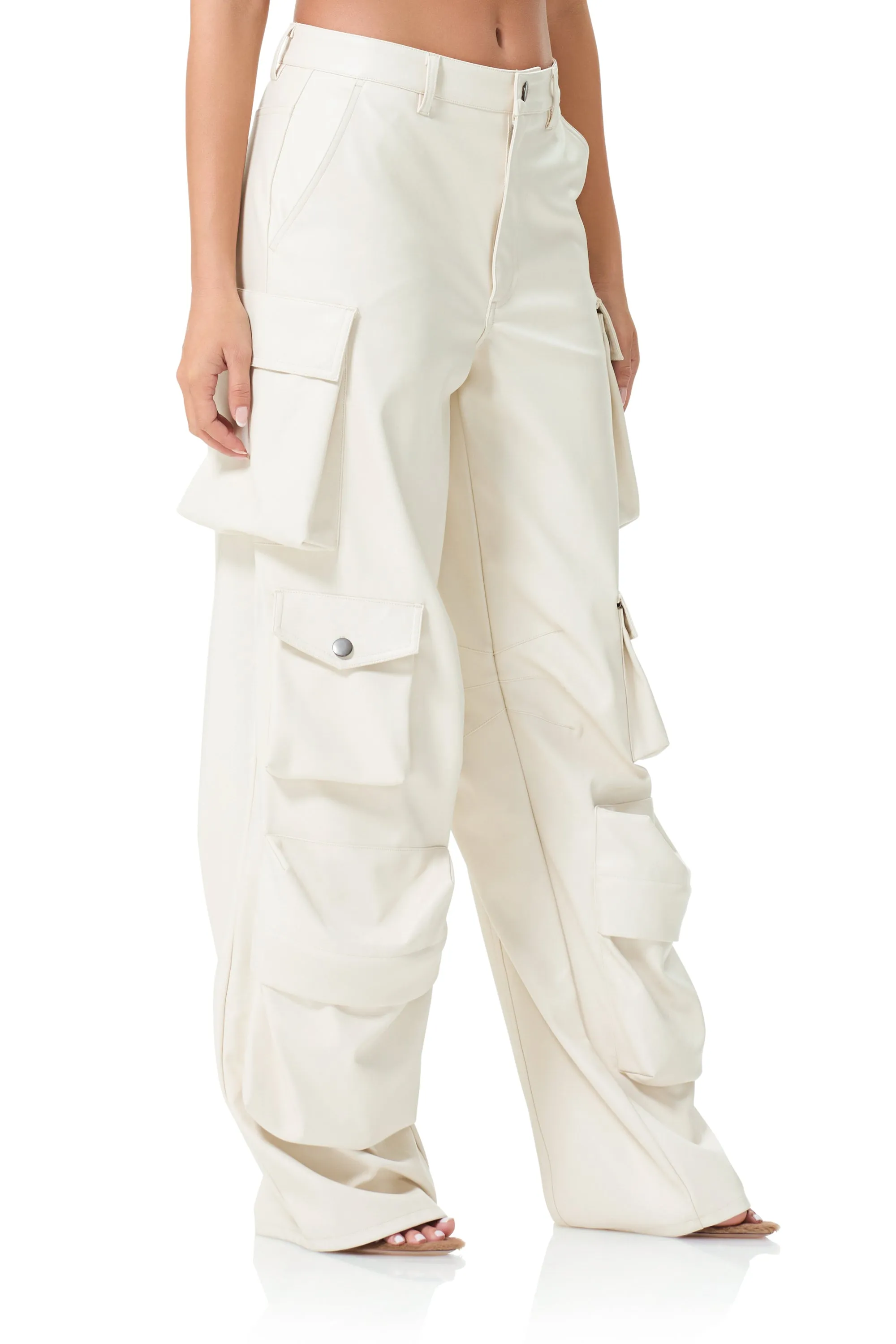 Parker Baggy Cargo Pant - Ivory sold by AFRM product image thumbnail 3