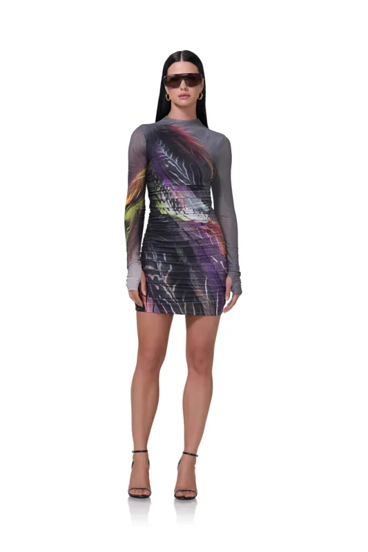 Darcie Dress - Dark Feather sold by AFRM