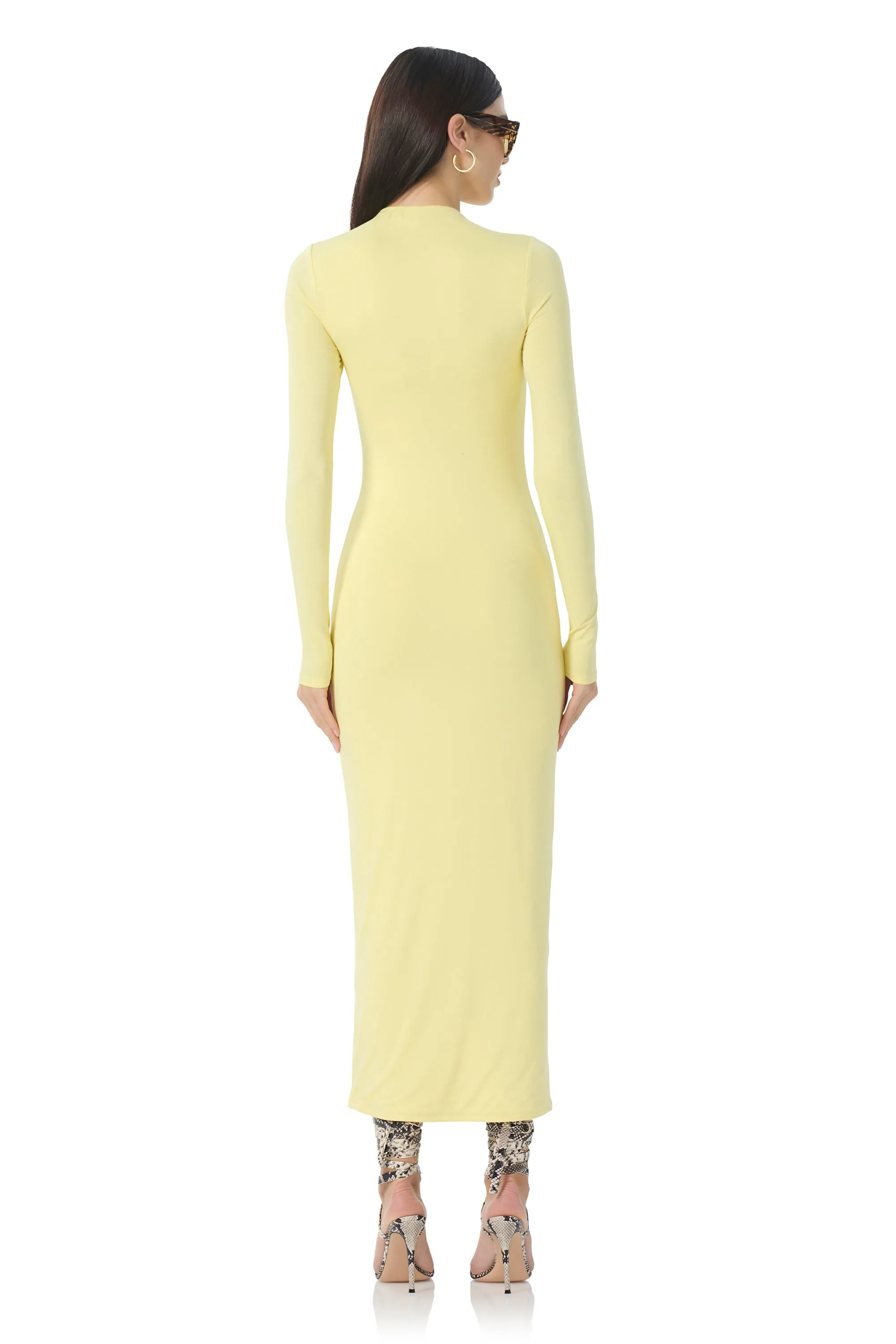 Juniper Dress - Buttercup sold by AFRM product image thumbnail 4