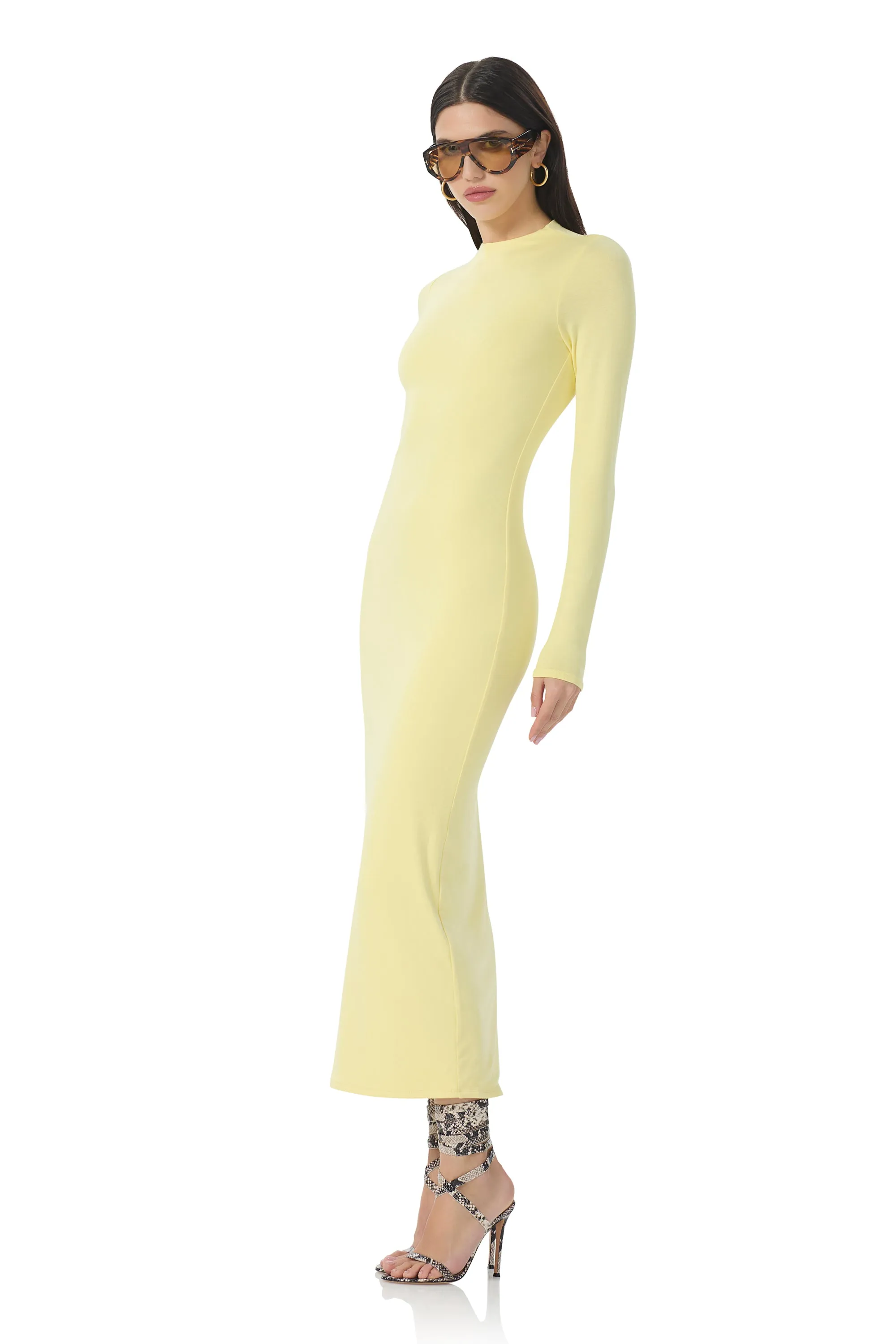 Juniper Dress - Buttercup sold by AFRM product image thumbnail 3