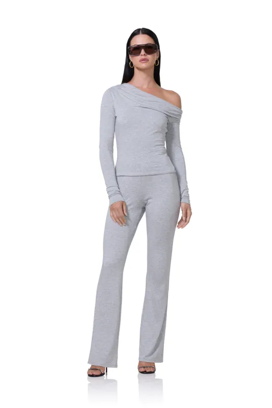 Bria Top - Heather Grey sold by AFRM