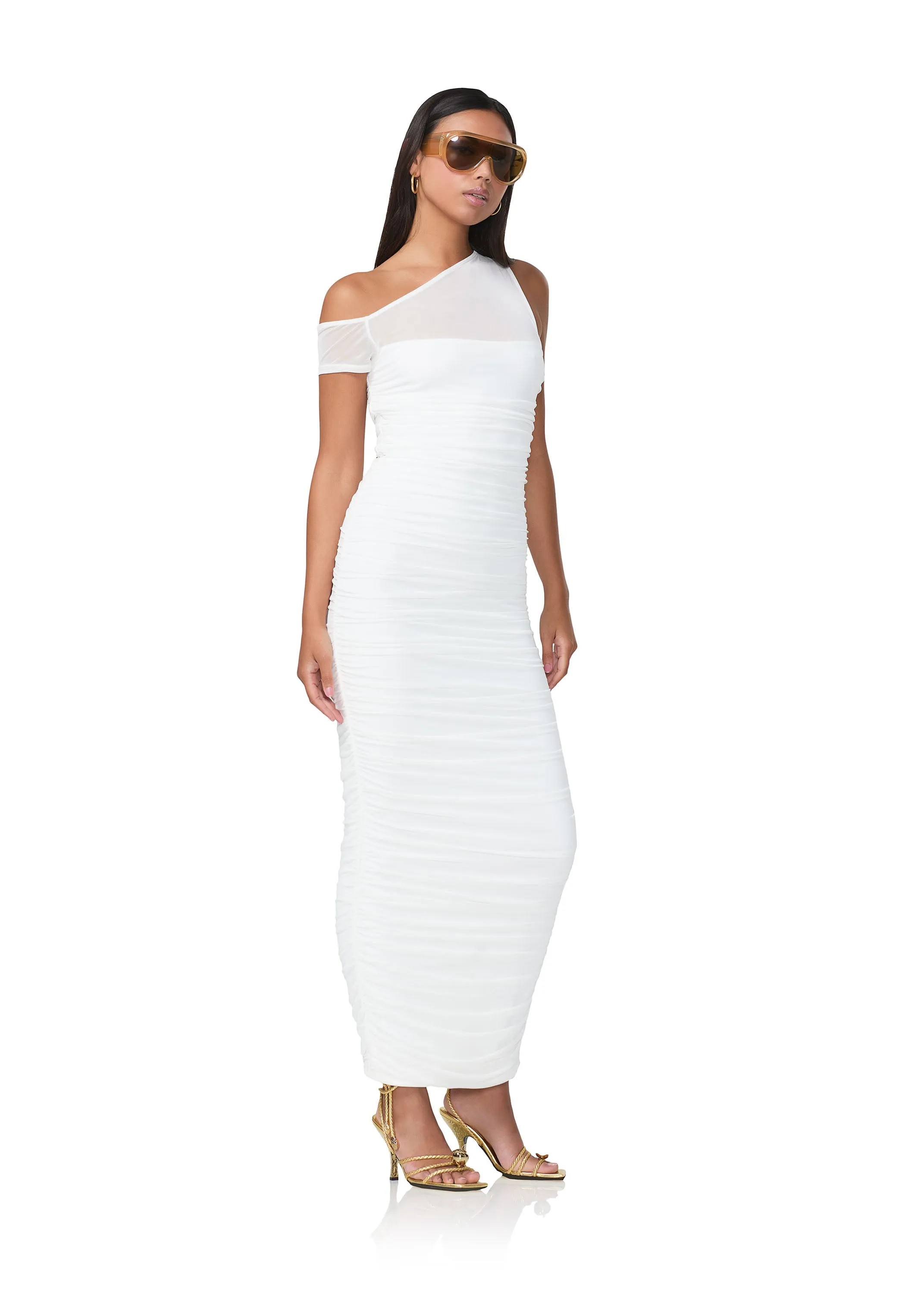 Biona Dress - Gardenia sold by AFRM product image thumbnail 2