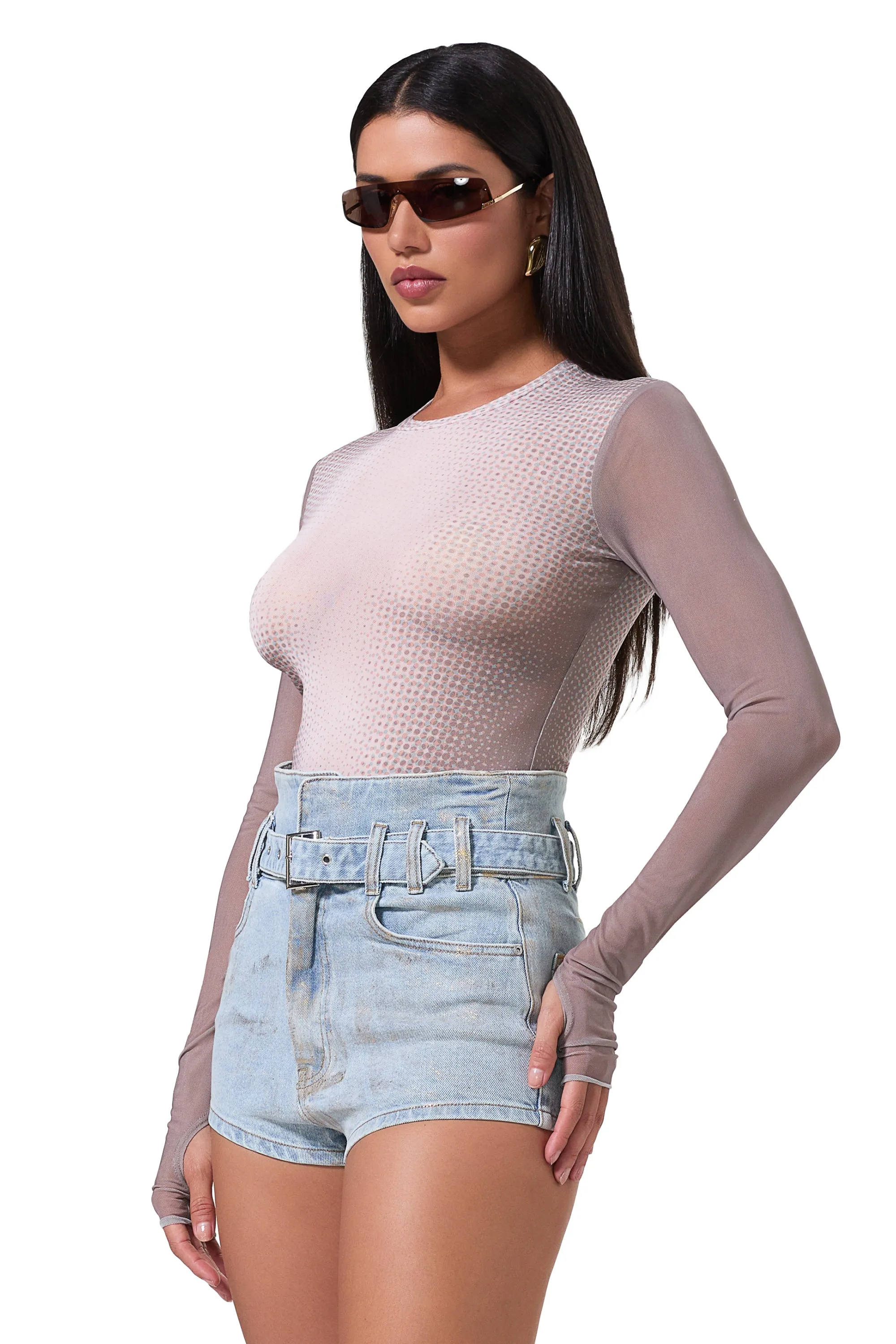 Kaylee Top - Nude Illusion sold by AFRM product image thumbnail 2