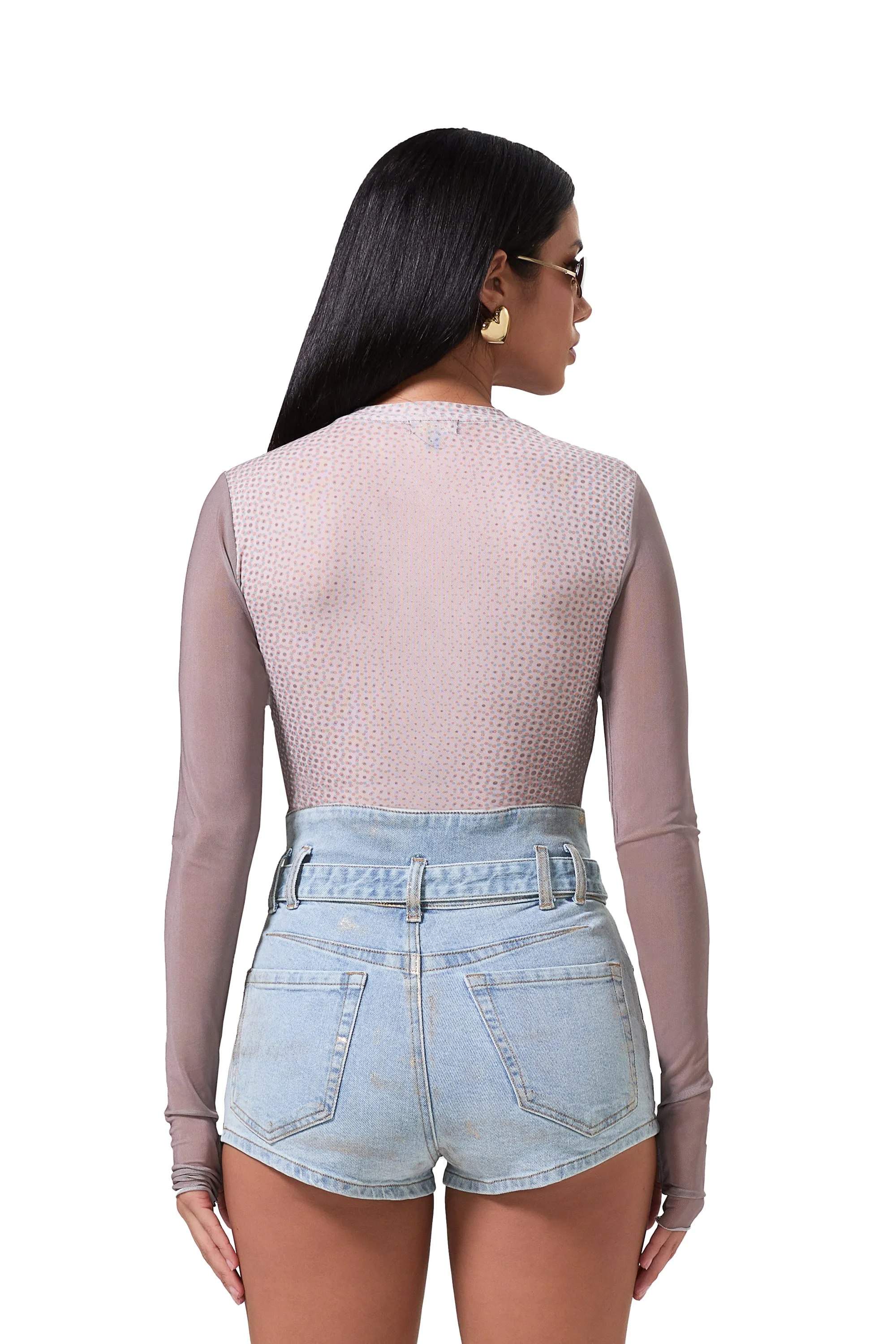 Kaylee Top - Nude Illusion sold by AFRM product image thumbnail 4