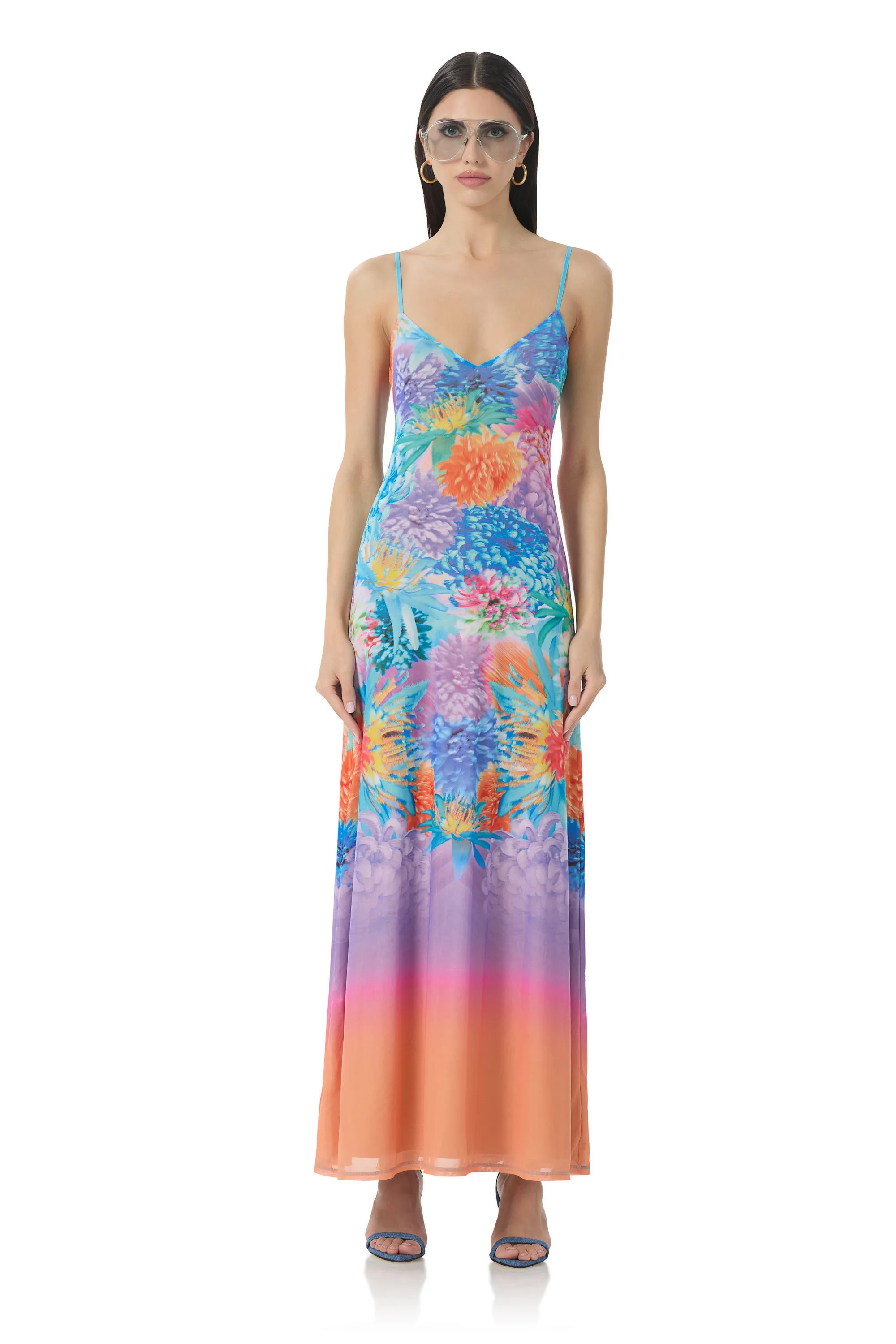 Cyr Maxi Dress - Neon Botanical sold by AFRM product image thumbnail 2