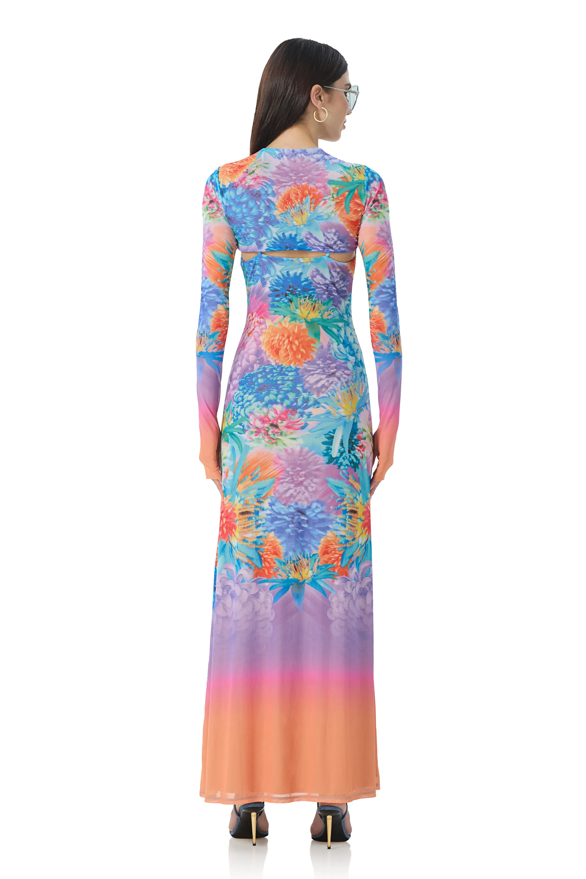 Cyr Maxi Dress - Neon Botanical sold by AFRM product image thumbnail 5