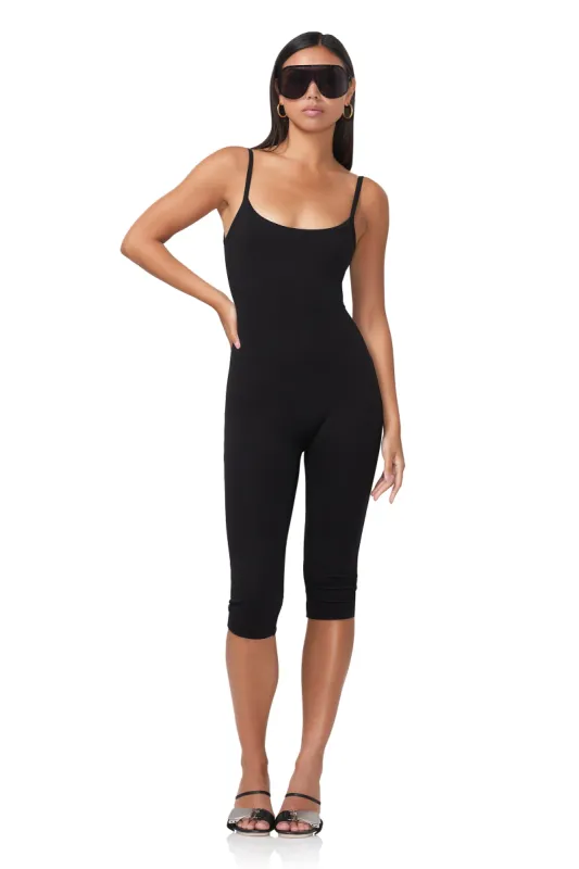 Rosaria Capri Catsuit - Noir sold by AFRM