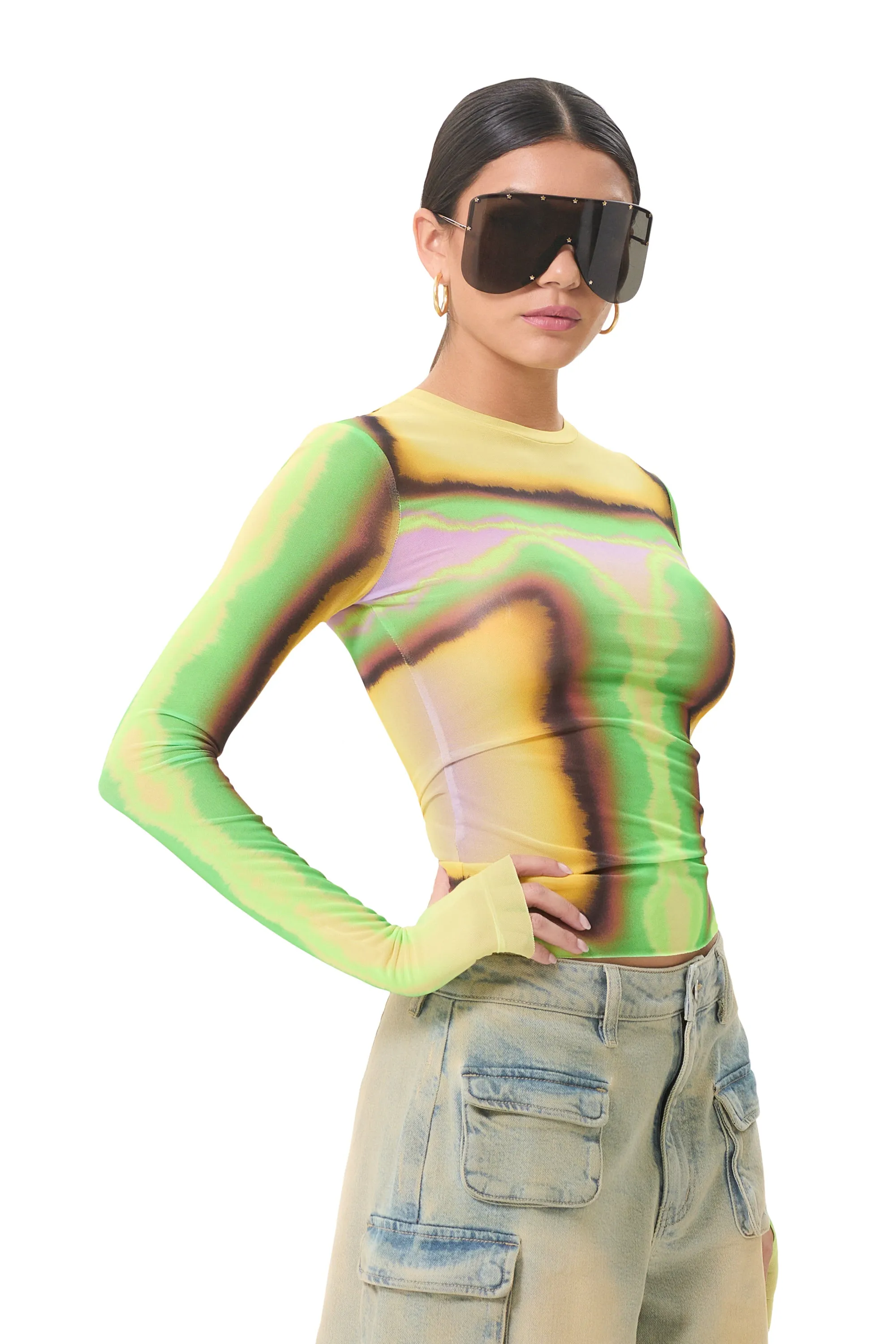 Kaylee Top - Thermal Ombre sold by AFRM product image thumbnail 2