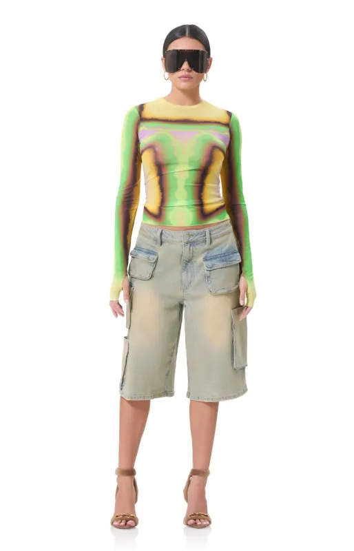 Kaylee Top - Thermal Ombre sold by AFRM