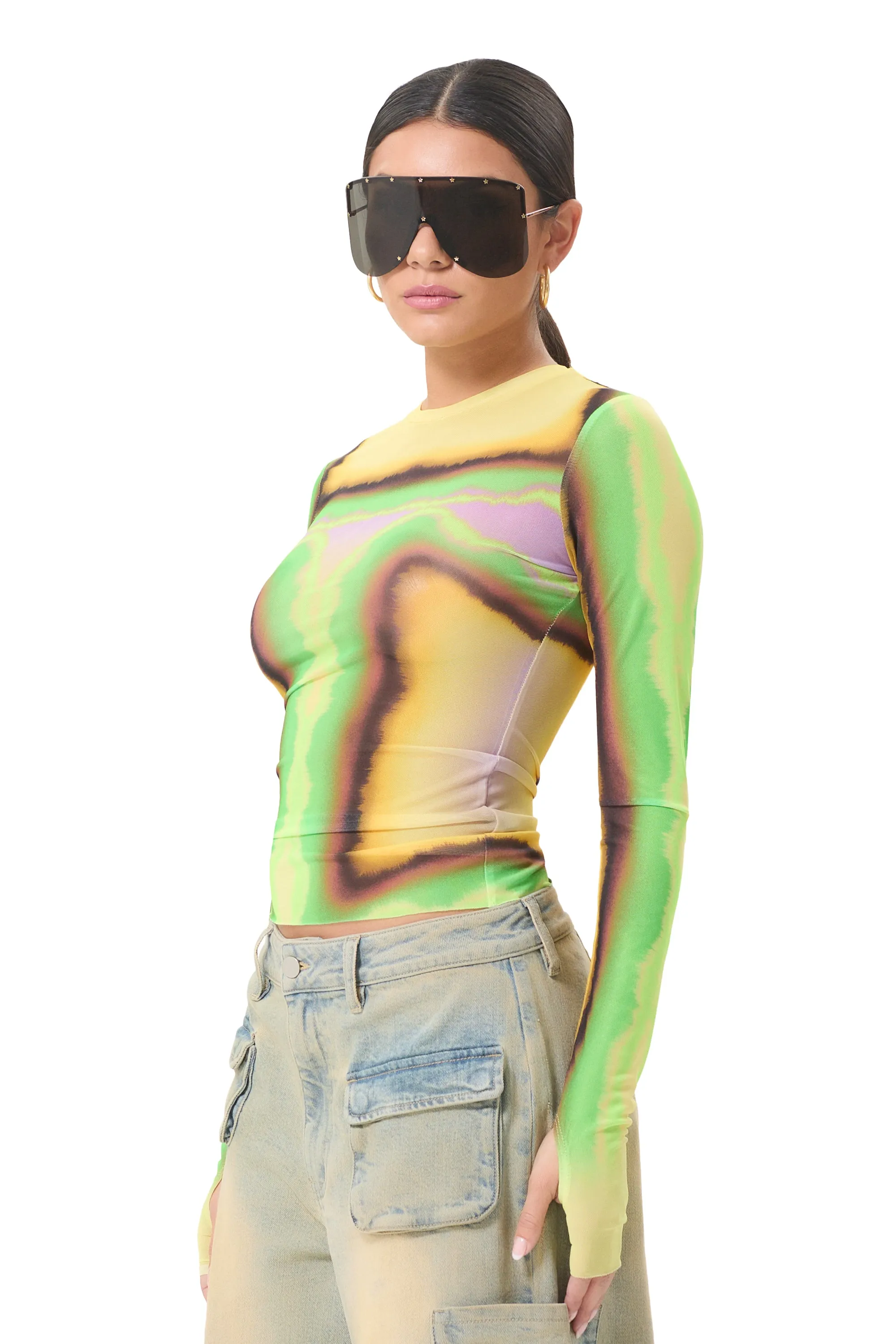 Kaylee Top - Thermal Ombre sold by AFRM product image thumbnail 3