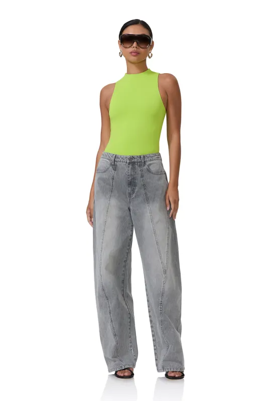 Cami Bodysuit - Lime Punch sold by AFRM