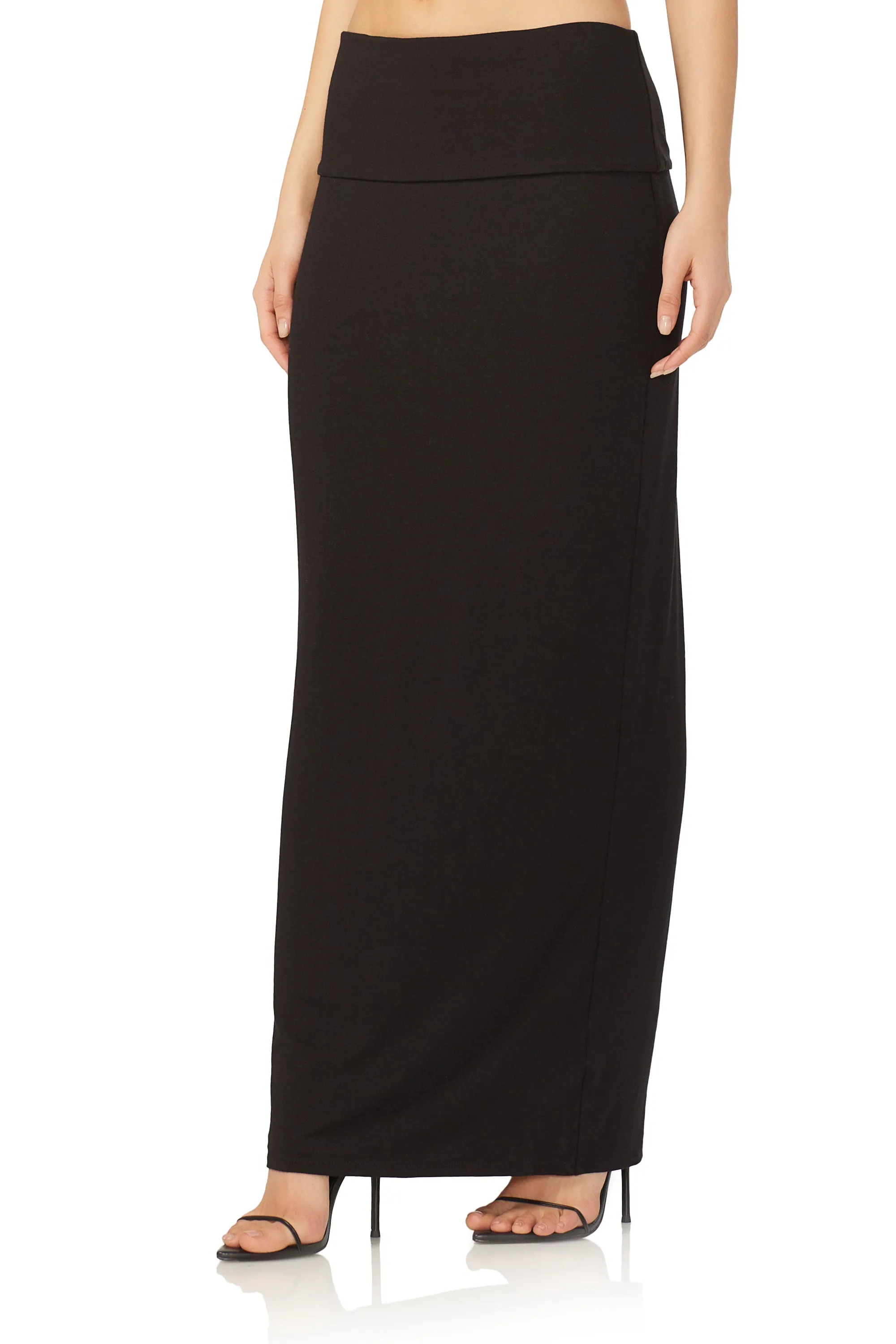 Esin Maxi Skirt - Noir sold by AFRM product image thumbnail 3