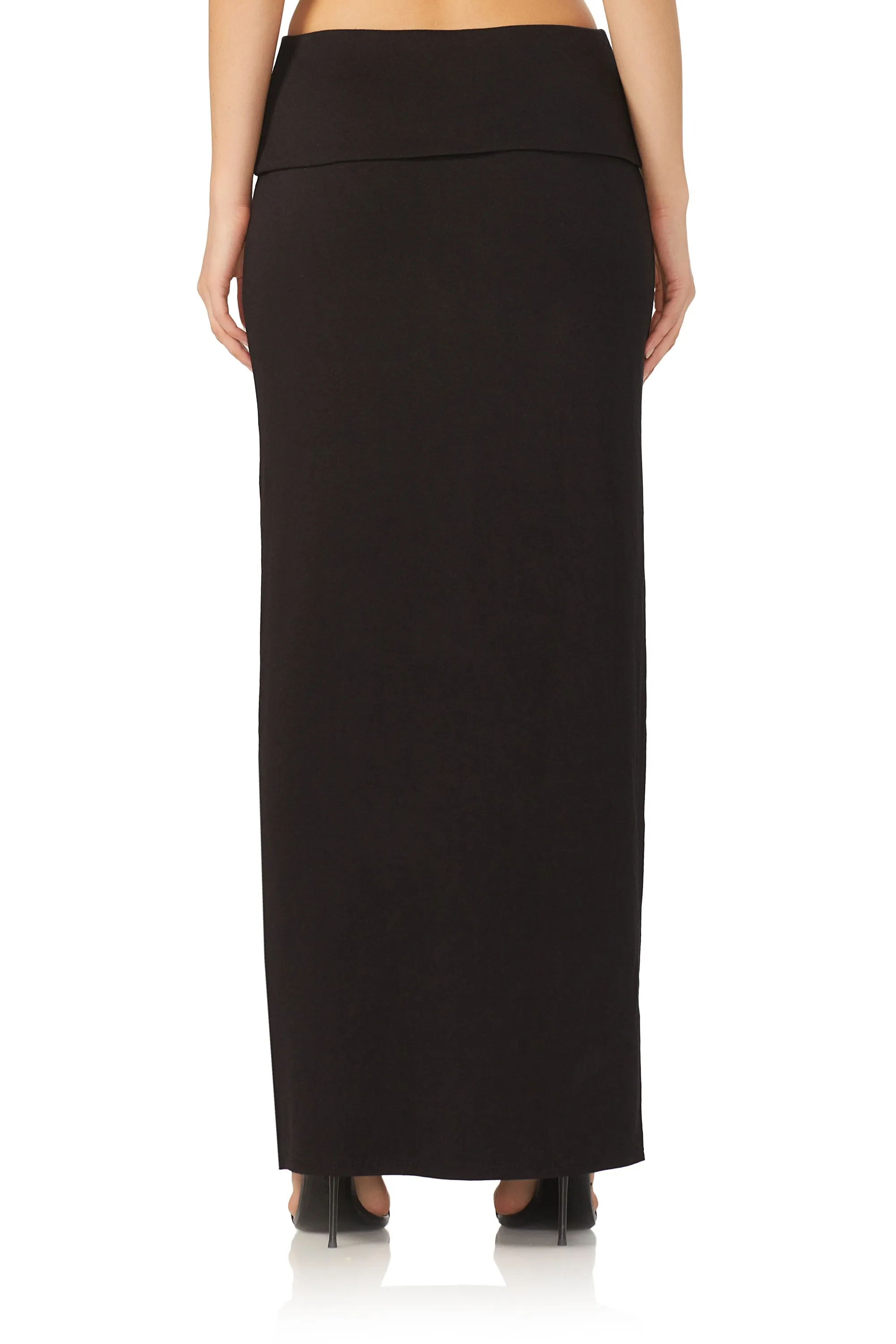 Esin Maxi Skirt - Noir sold by AFRM product image thumbnail 4