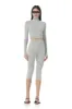 Ettie Capri Legging - Heather Grey sold by AFRM
