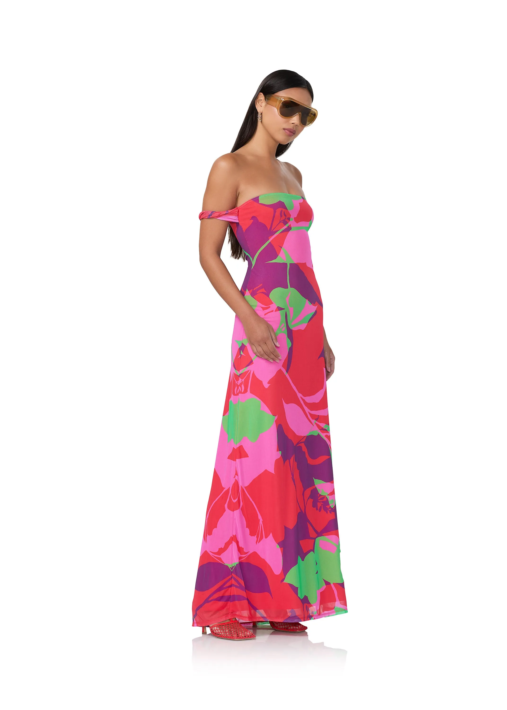 Barot Maxi Dress - Graphic Floral sold by AFRM product image thumbnail 3