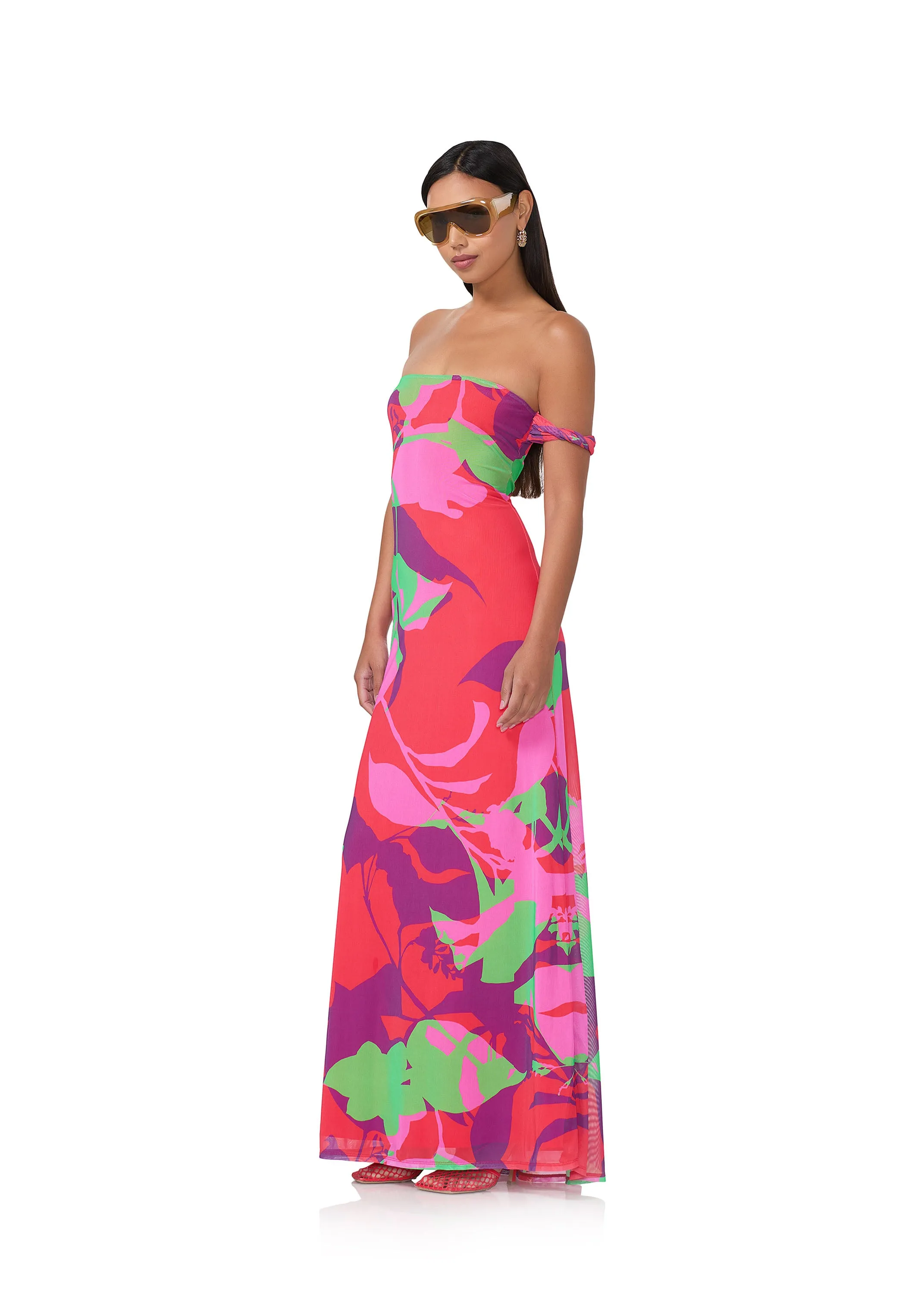 Barot Maxi Dress - Graphic Floral sold by AFRM product image thumbnail 2