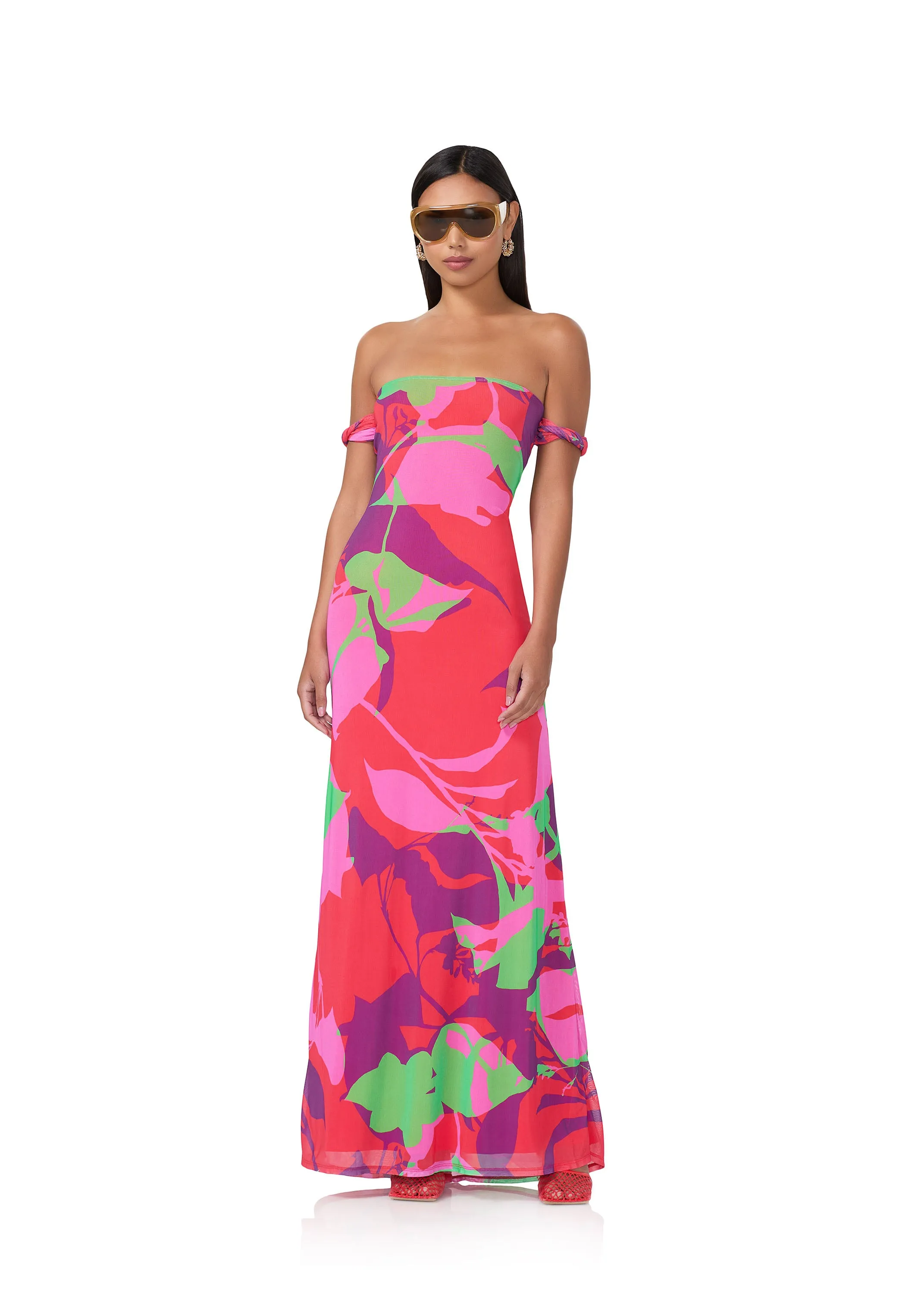 Barot Maxi Dress - Graphic Floral sold by AFRM