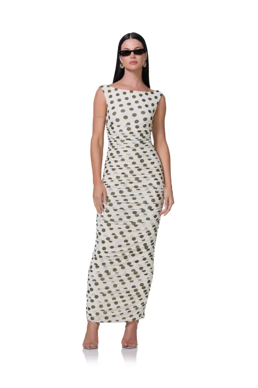 Ailsa Dress - Birch Dot made by AFRM