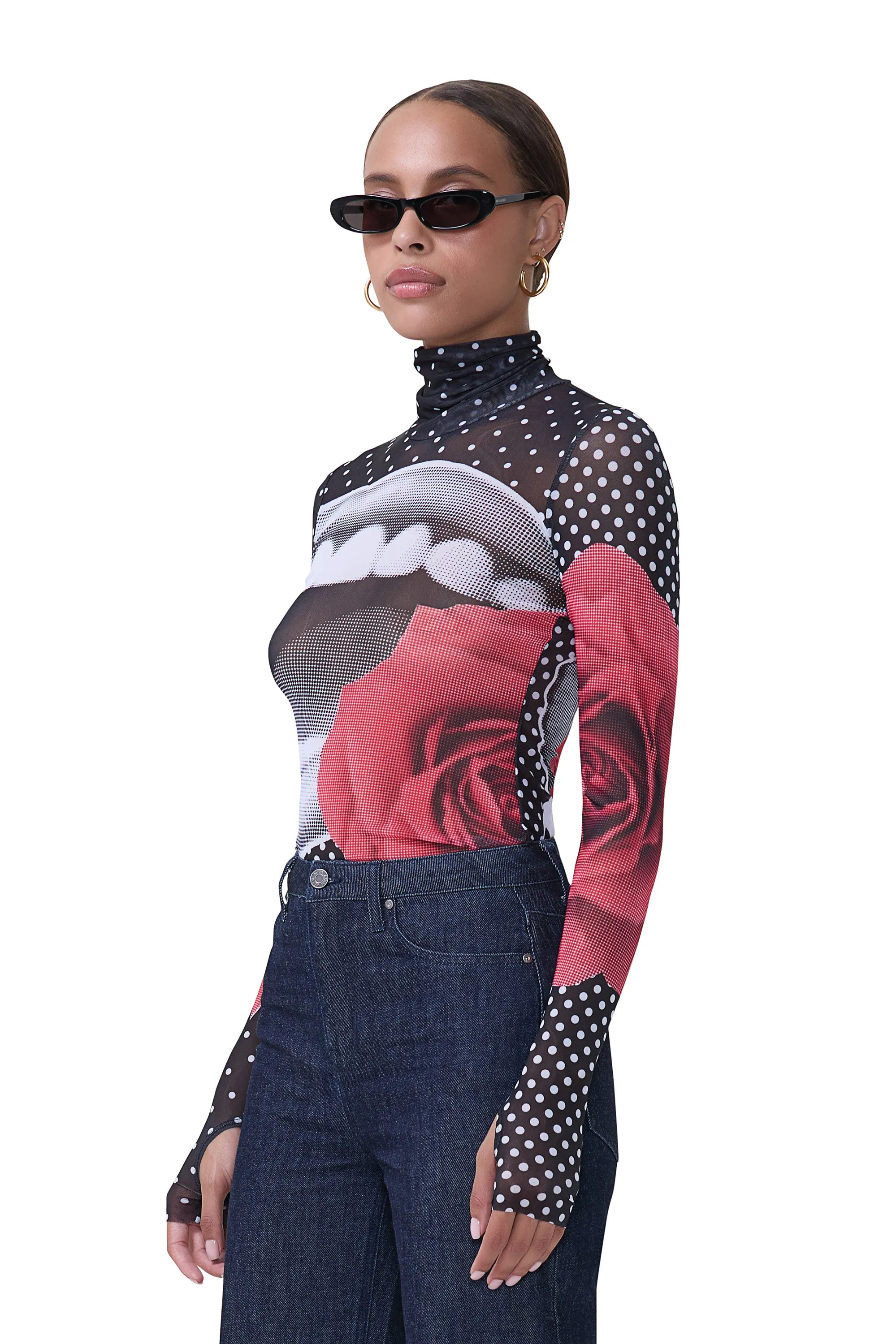 Zadie Top - Smile Dot sold by AFRM product image thumbnail 2