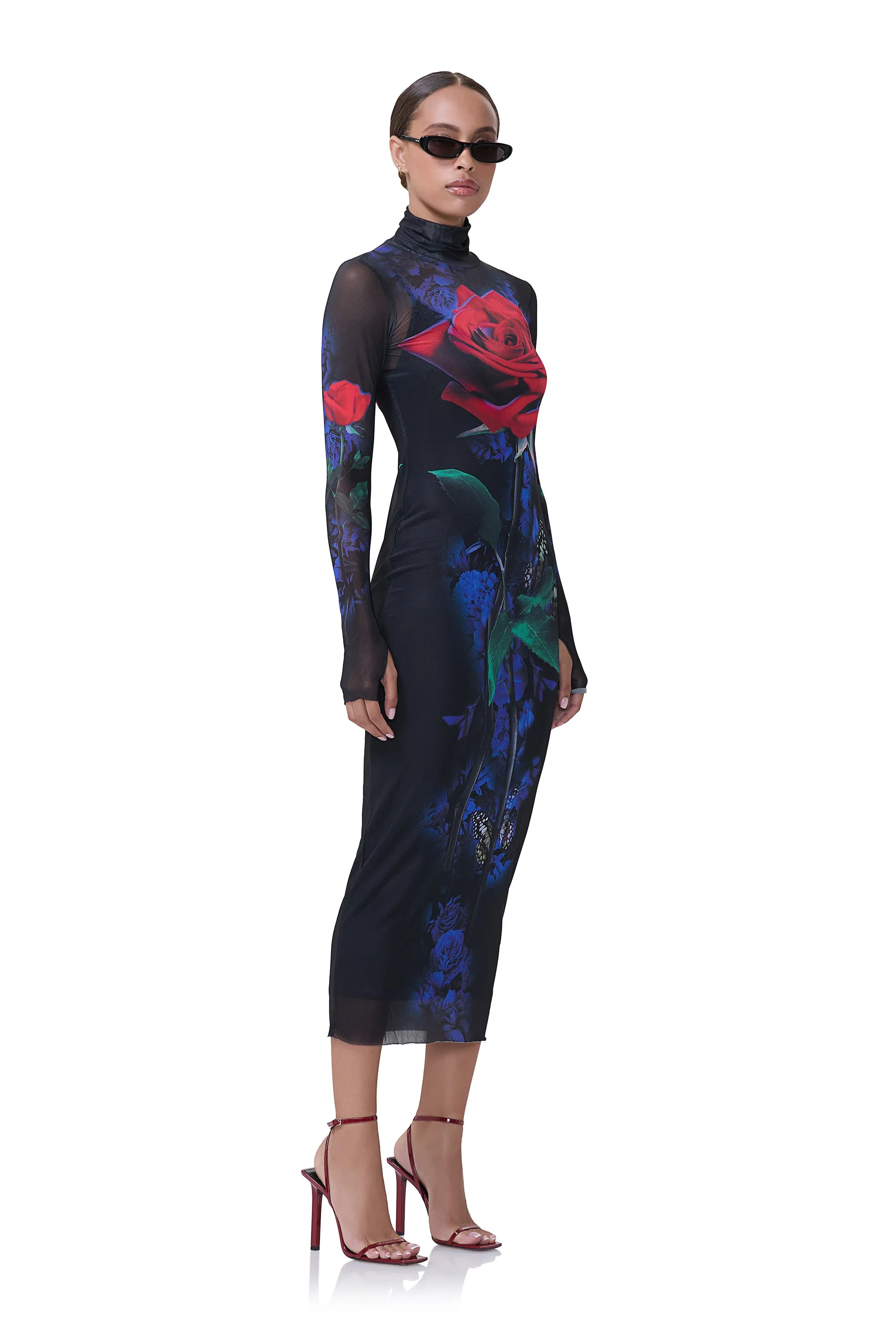 Shailene Dress - Realism Rose sold by AFRM product image thumbnail 3