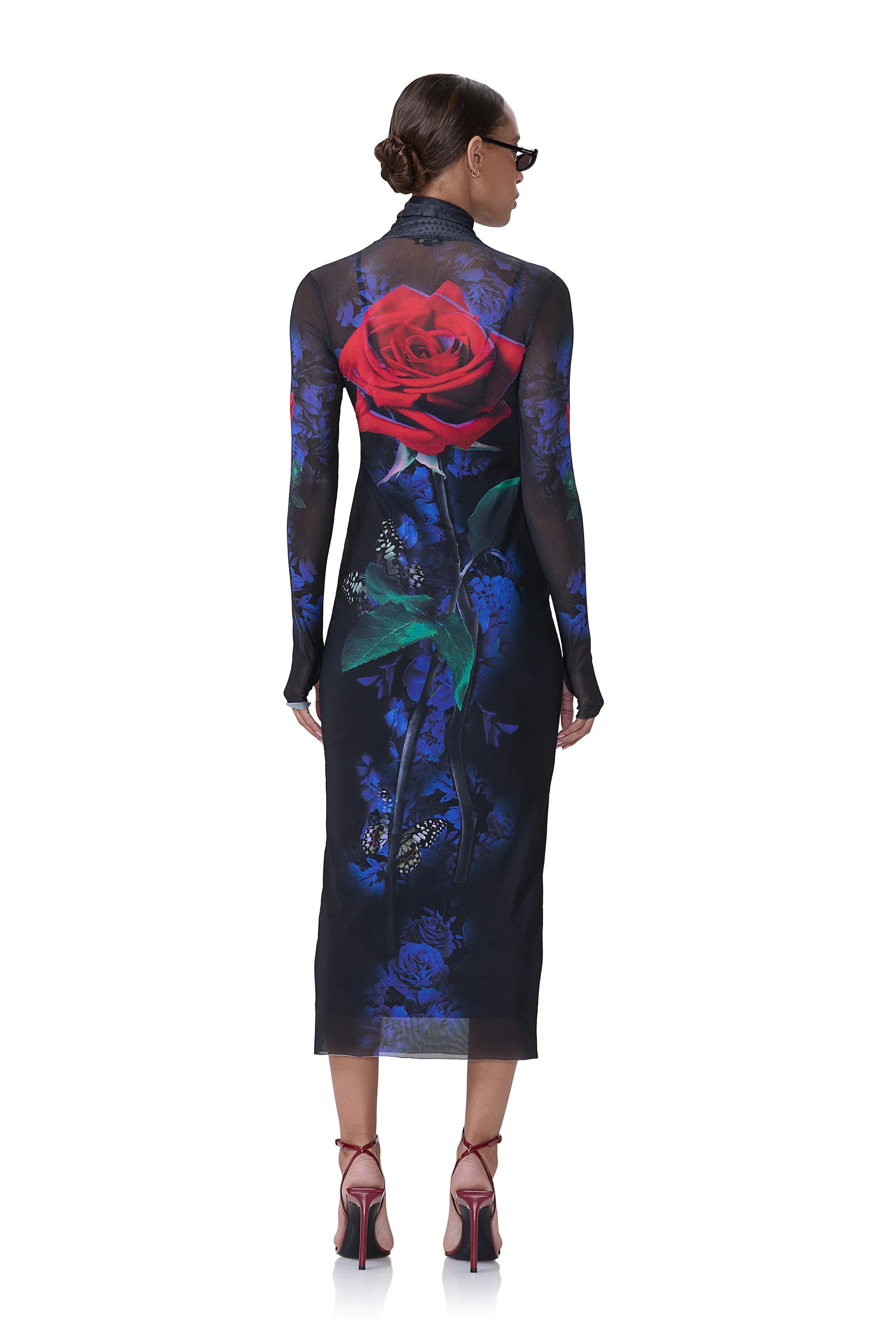 Shailene Dress - Realism Rose sold by AFRM product image thumbnail 4