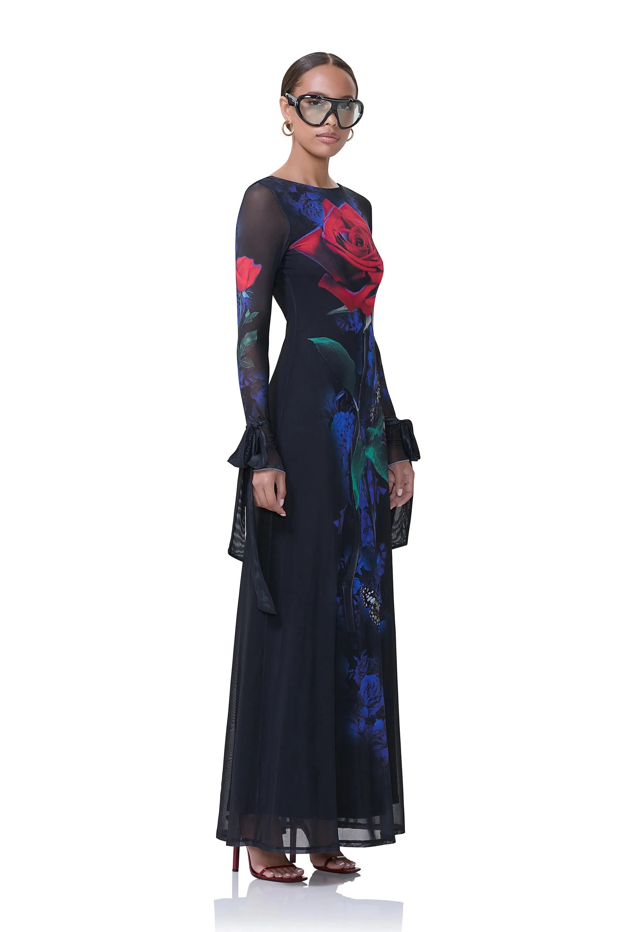Marion Dress - Realism Rose sold by AFRM product image thumbnail 3