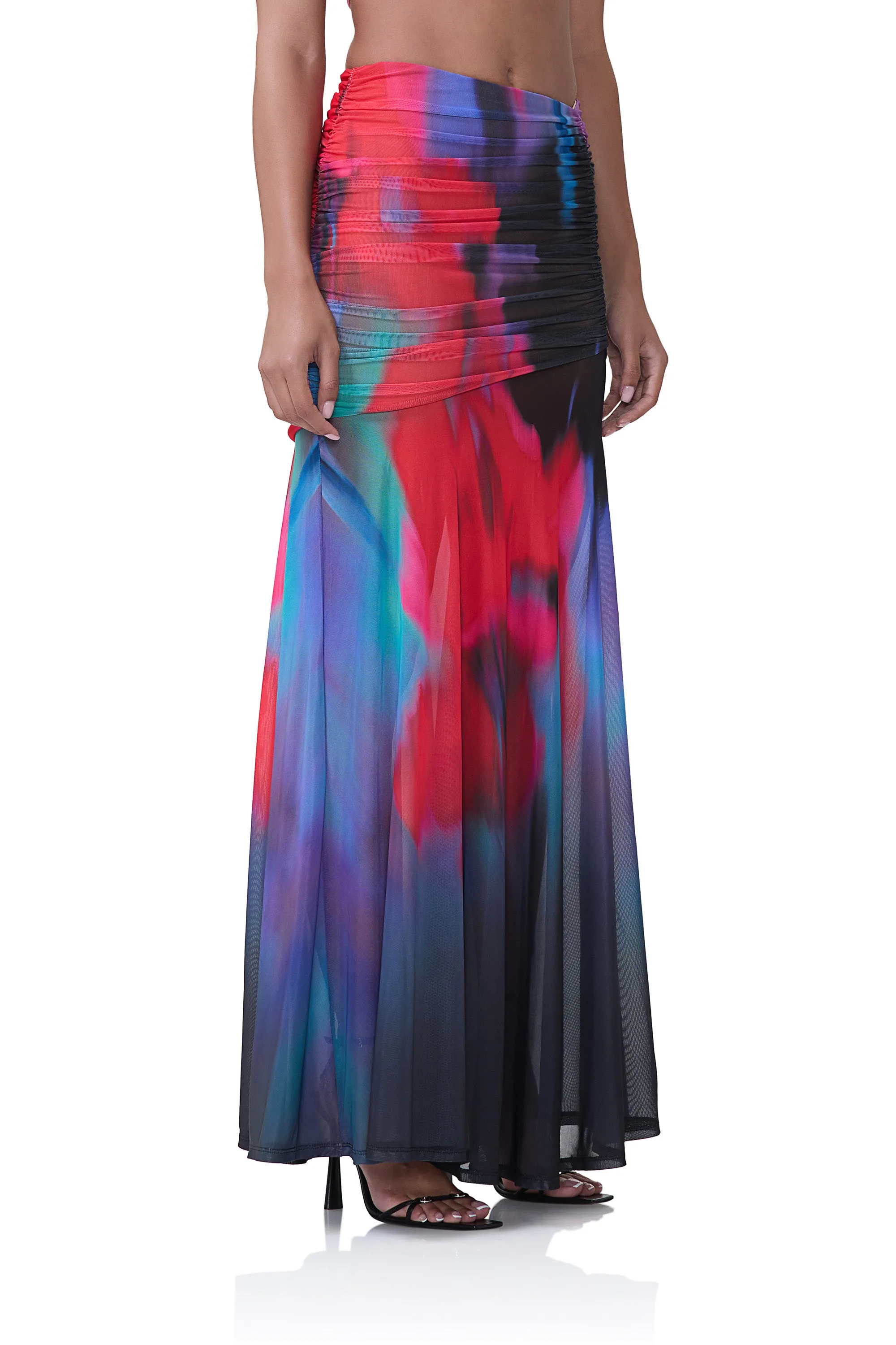 Leroy Maxi Skirt - Romantic Fleur sold by AFRM product image thumbnail 3
