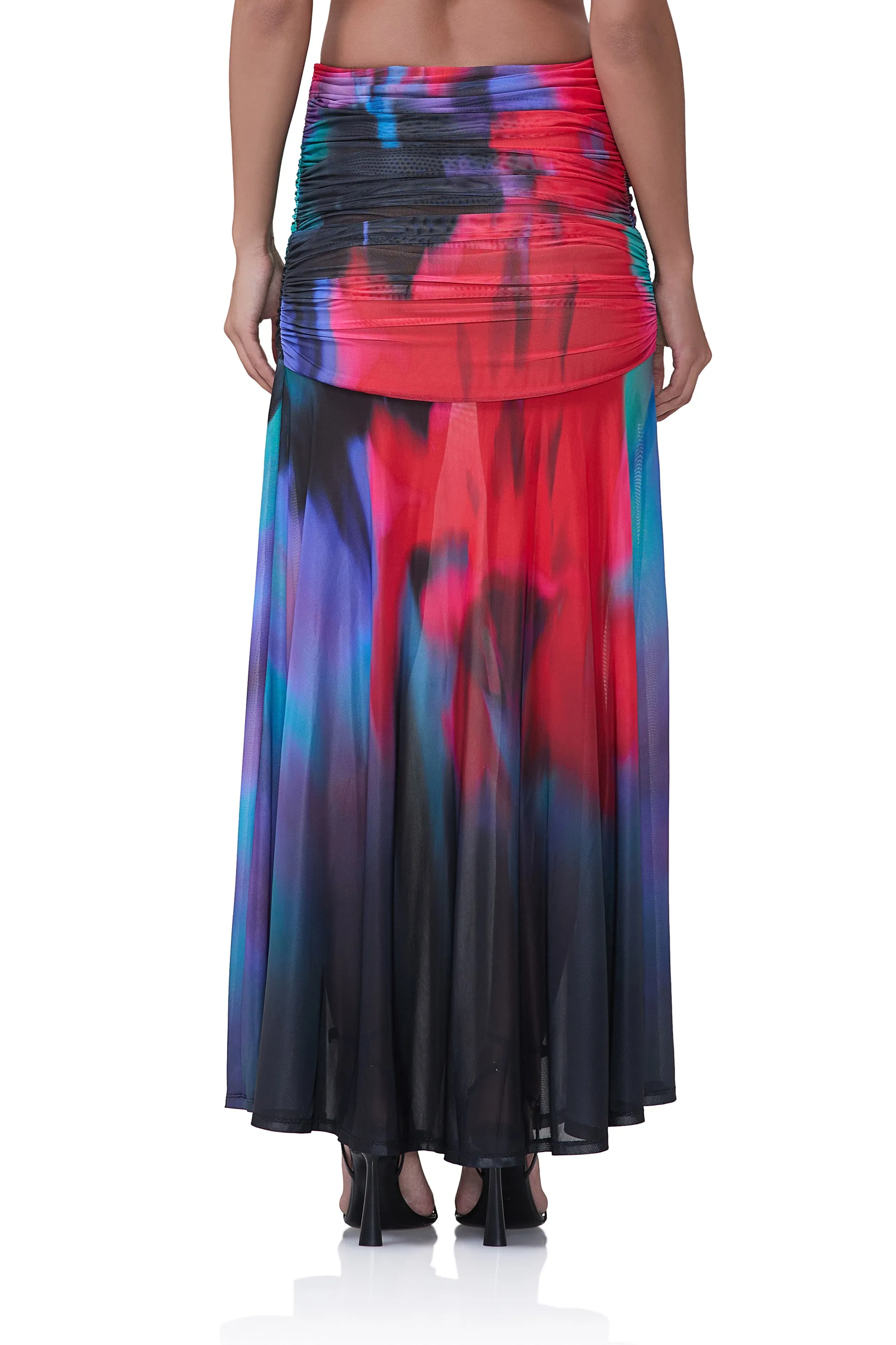 Leroy Maxi Skirt - Romantic Fleur sold by AFRM product image thumbnail 4