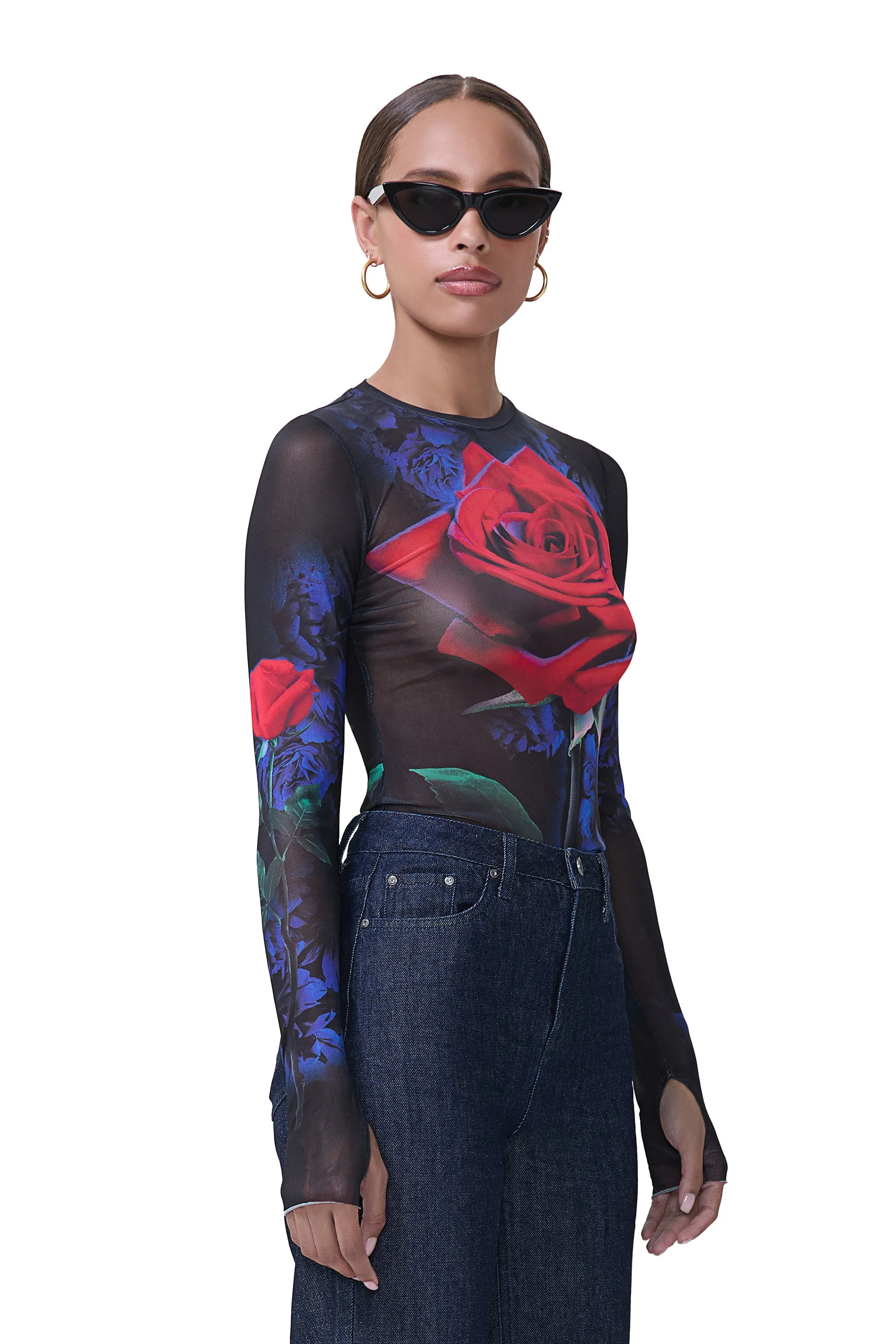 Kaylee Top - Realism Rose sold by AFRM product image thumbnail 3